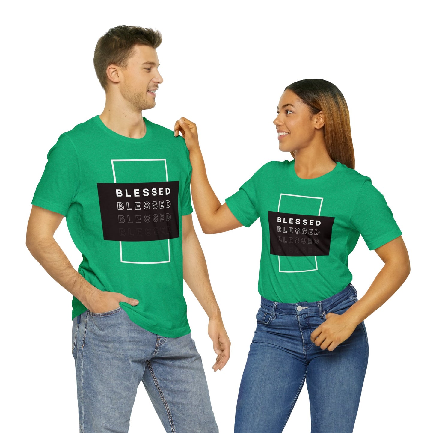 BLESSED Unisex Jersey Short Sleeve Tee