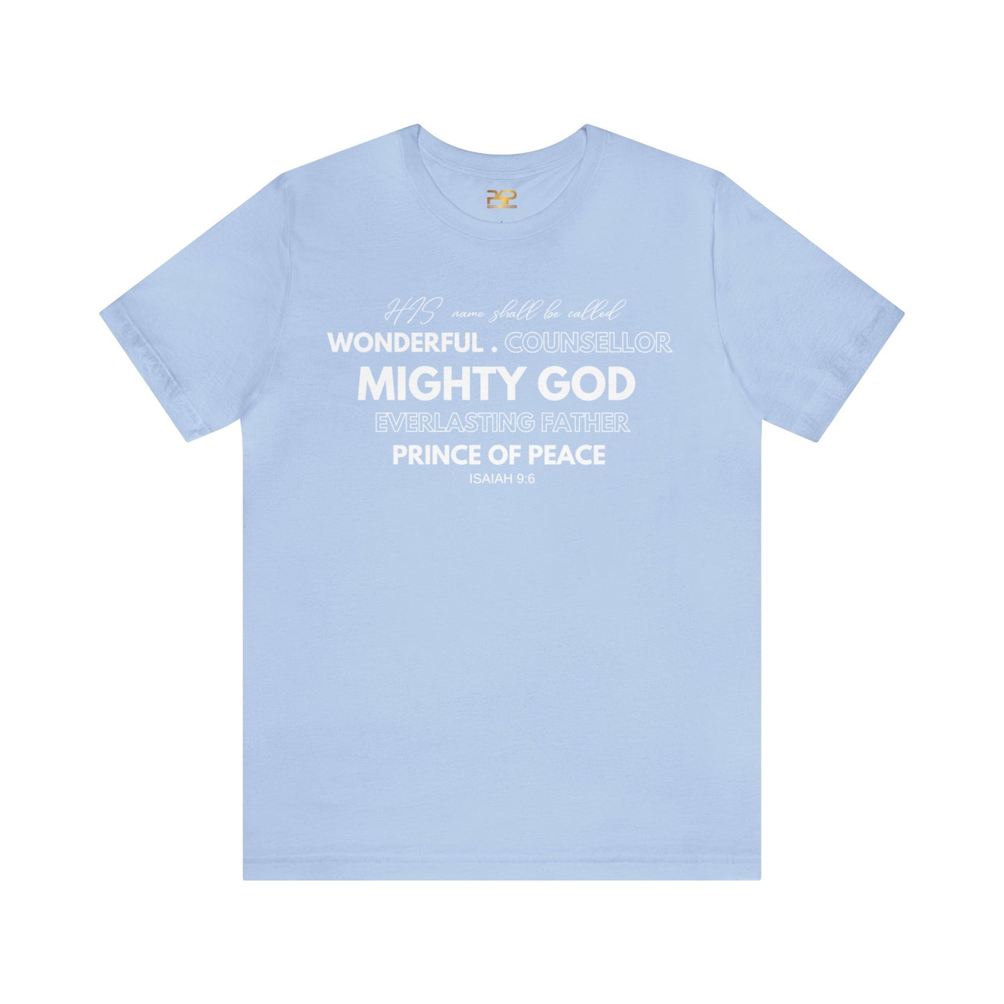 ISAIAH 9:6 Unisex Jersey Short Sleeve Tee