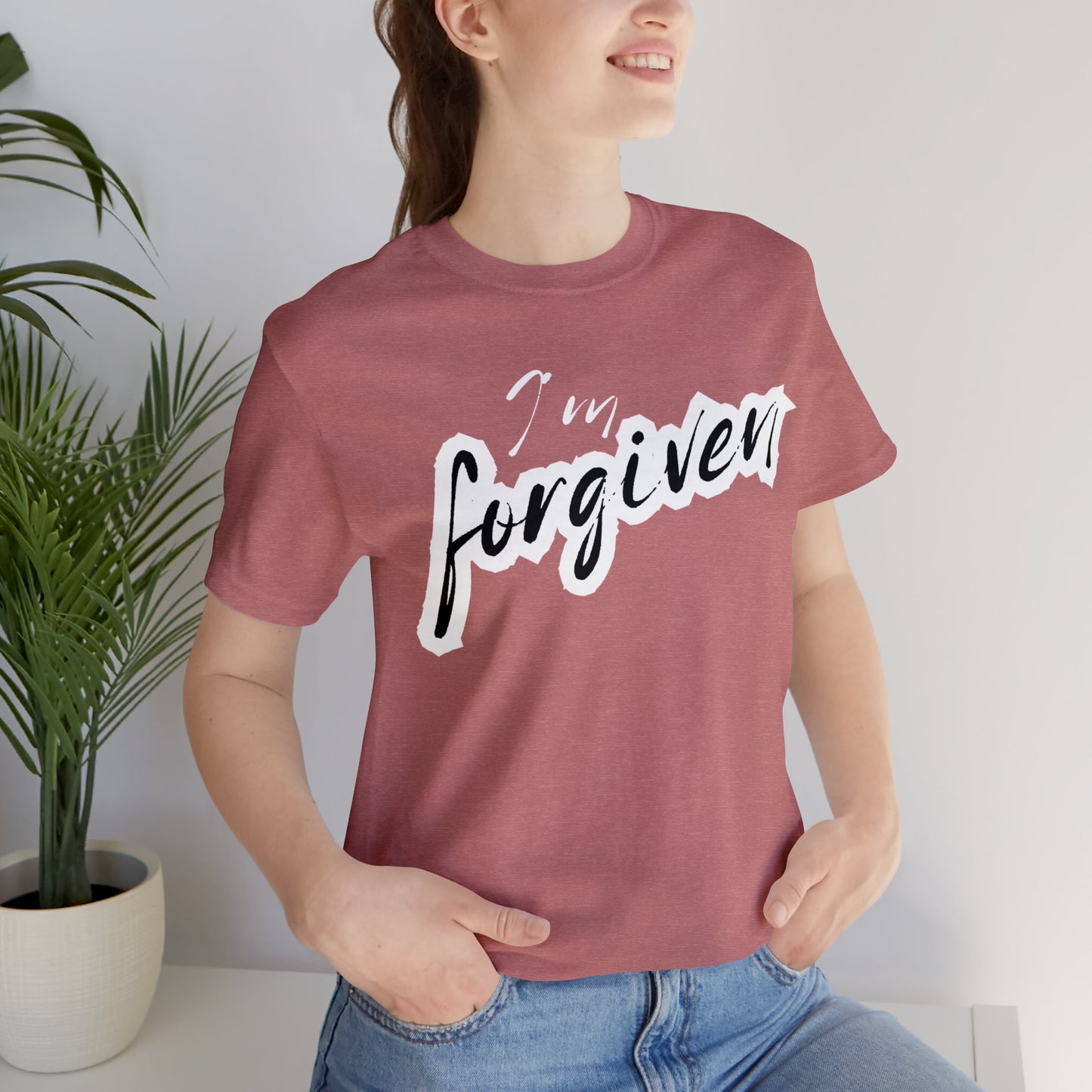 I'M FORGIVEN Unisex Jersey Short Sleeve Tee
