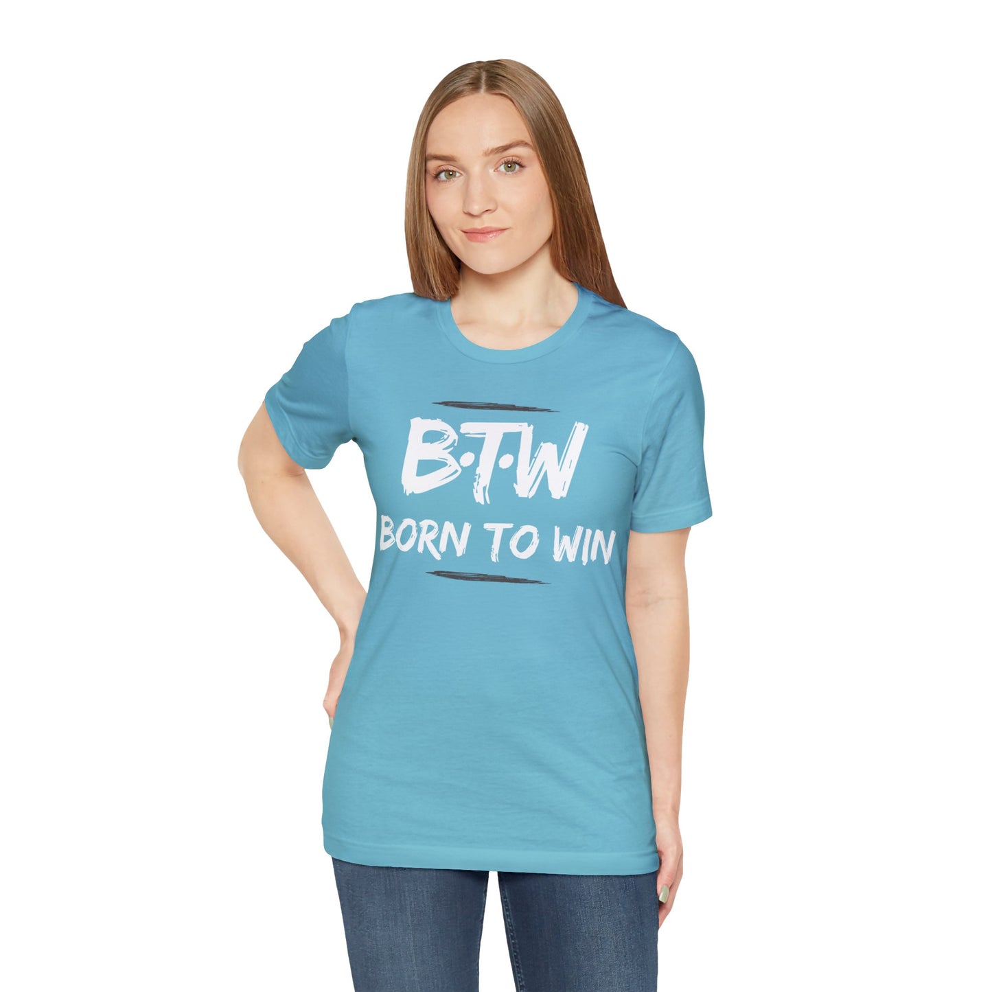 BORN TO WIN Unisex Jersey Short Sleeve Tee