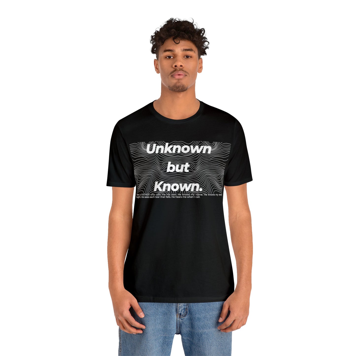 UNKNOWN BUT KNOWN Unisex Jersey Short Sleeve Tee