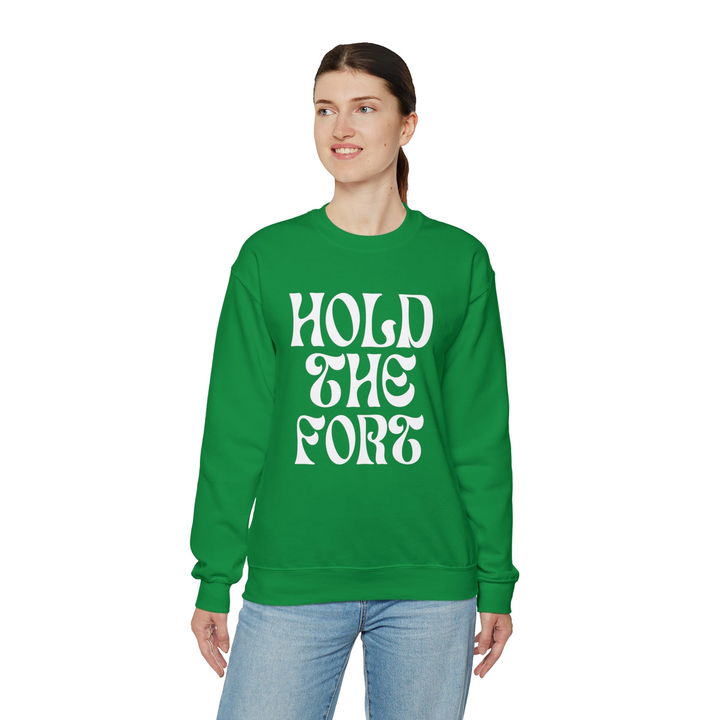 HOLD THE FORT Unisex Heavy Blend™ Crewneck Sweatshirt