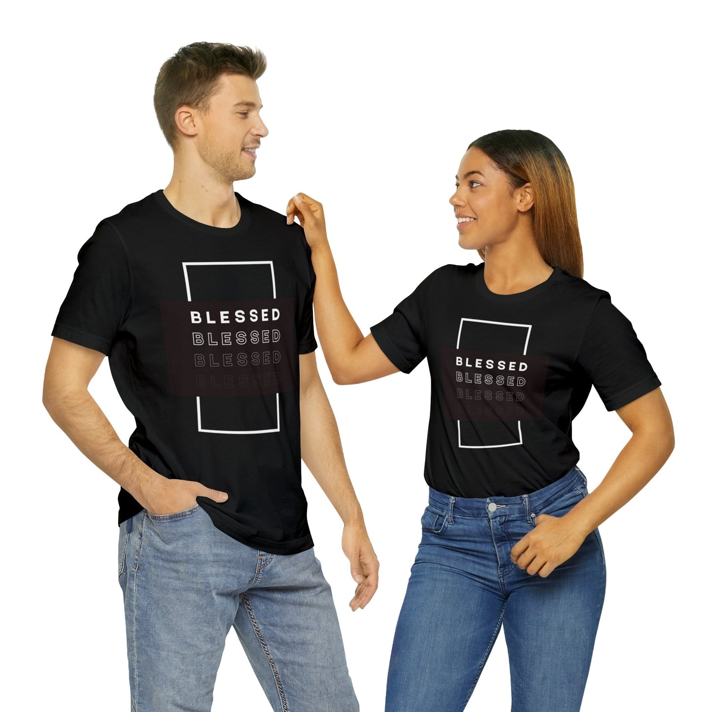 BLESSED Unisex Jersey Short Sleeve Tee