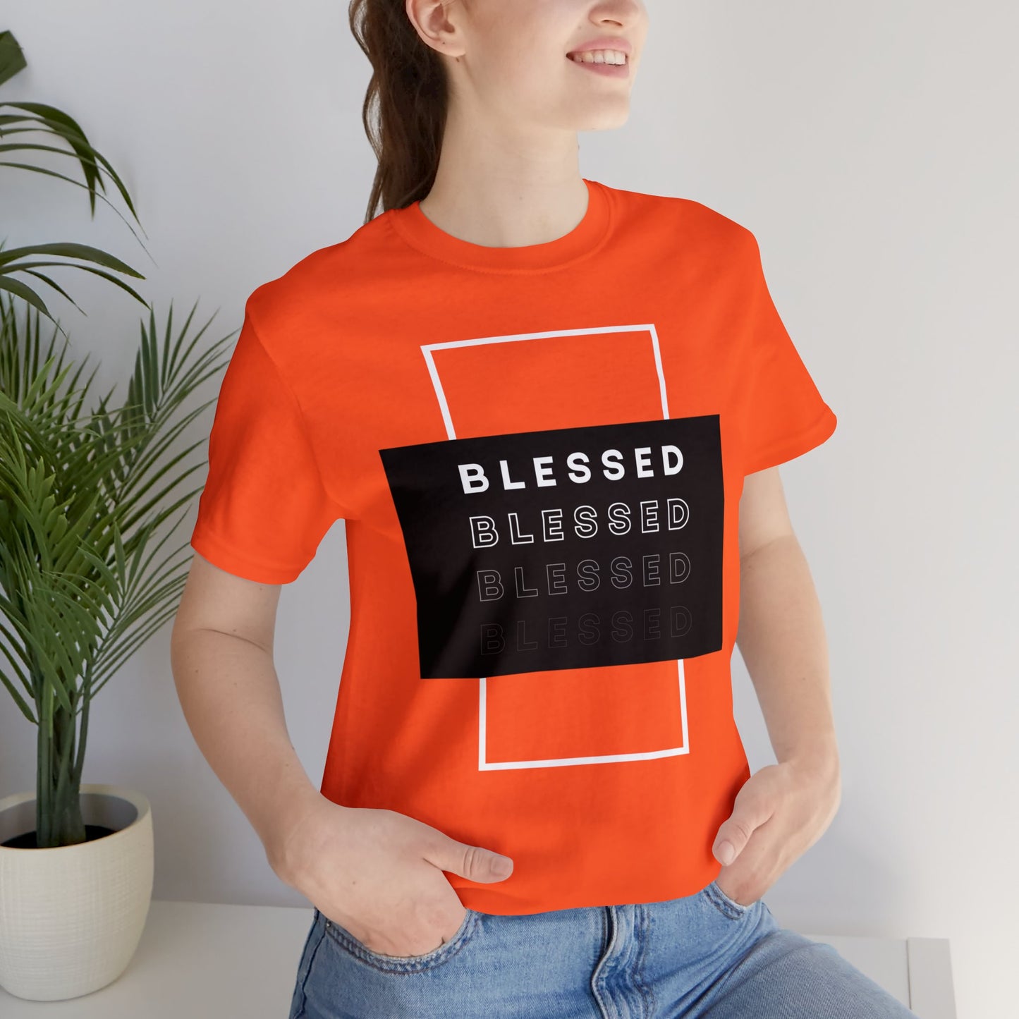 BLESSED Unisex Jersey Short Sleeve Tee