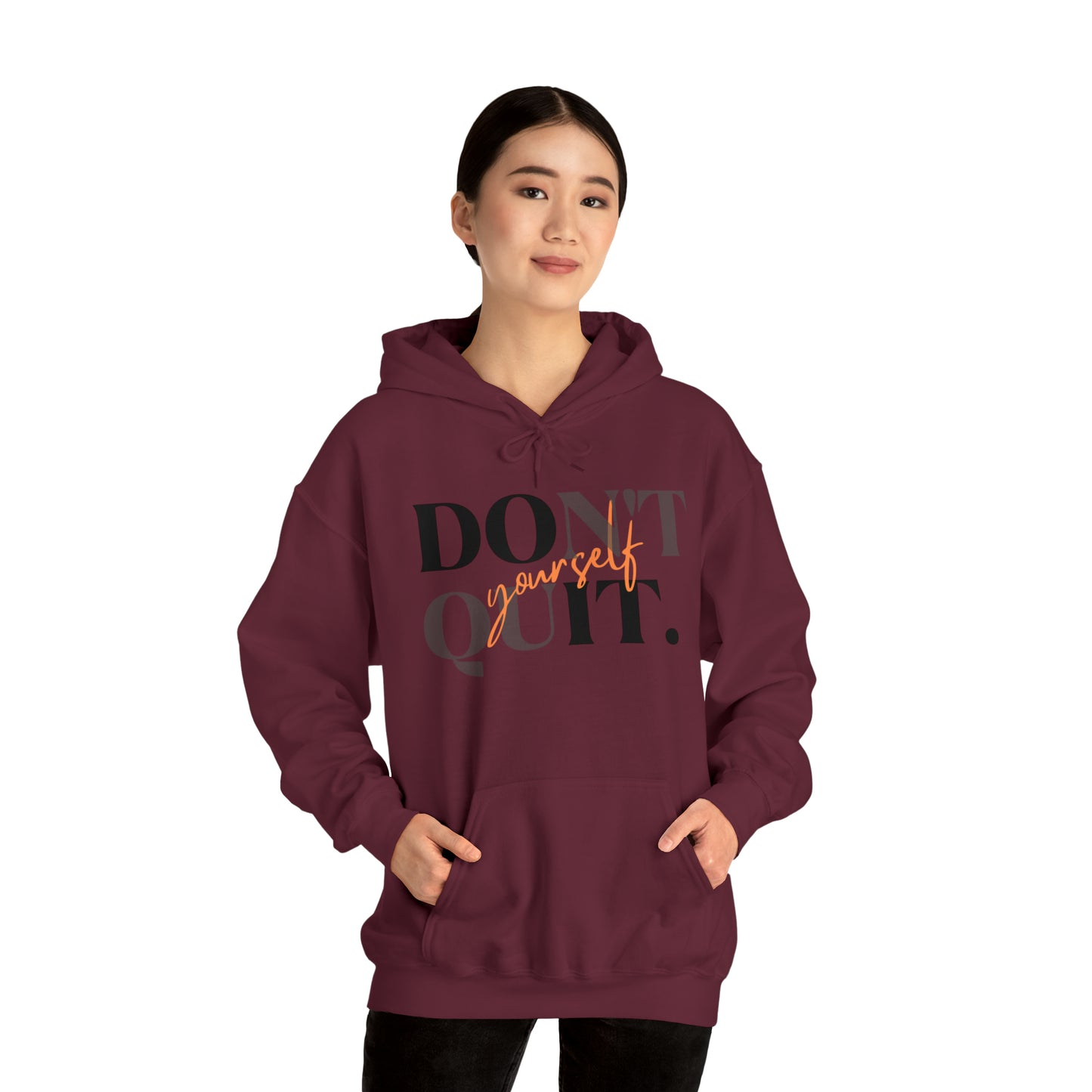 DON'T QUIT Unisex Heavy Blend™ Hooded Sweatshirt