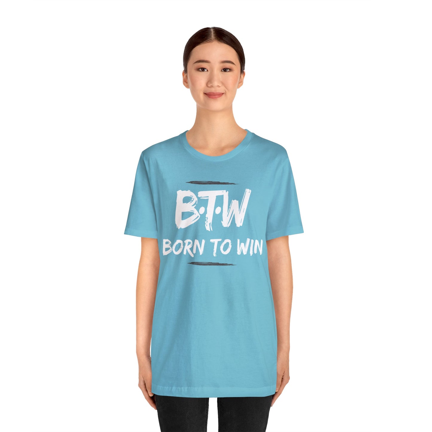 BORN TO WIN Unisex Jersey Short Sleeve Tee