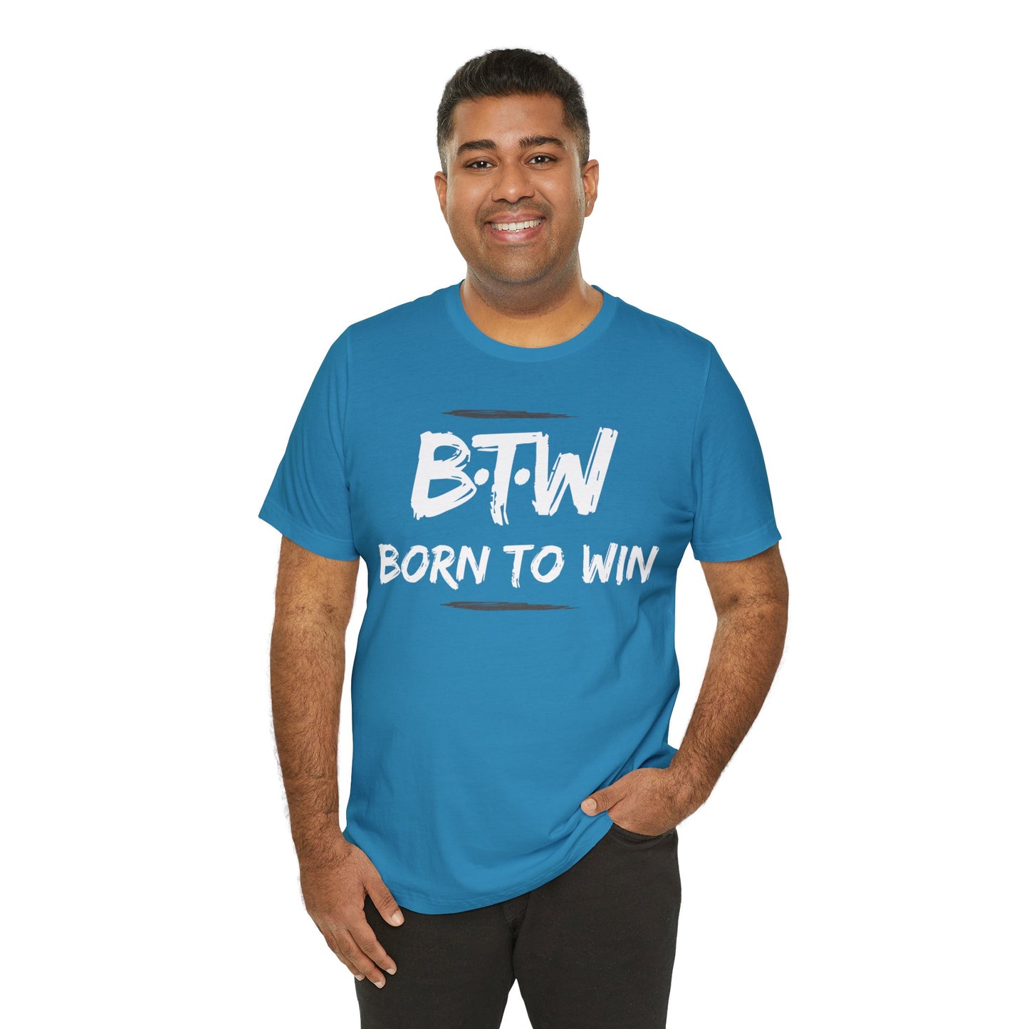BORN TO WIN Unisex Jersey Short Sleeve Tee