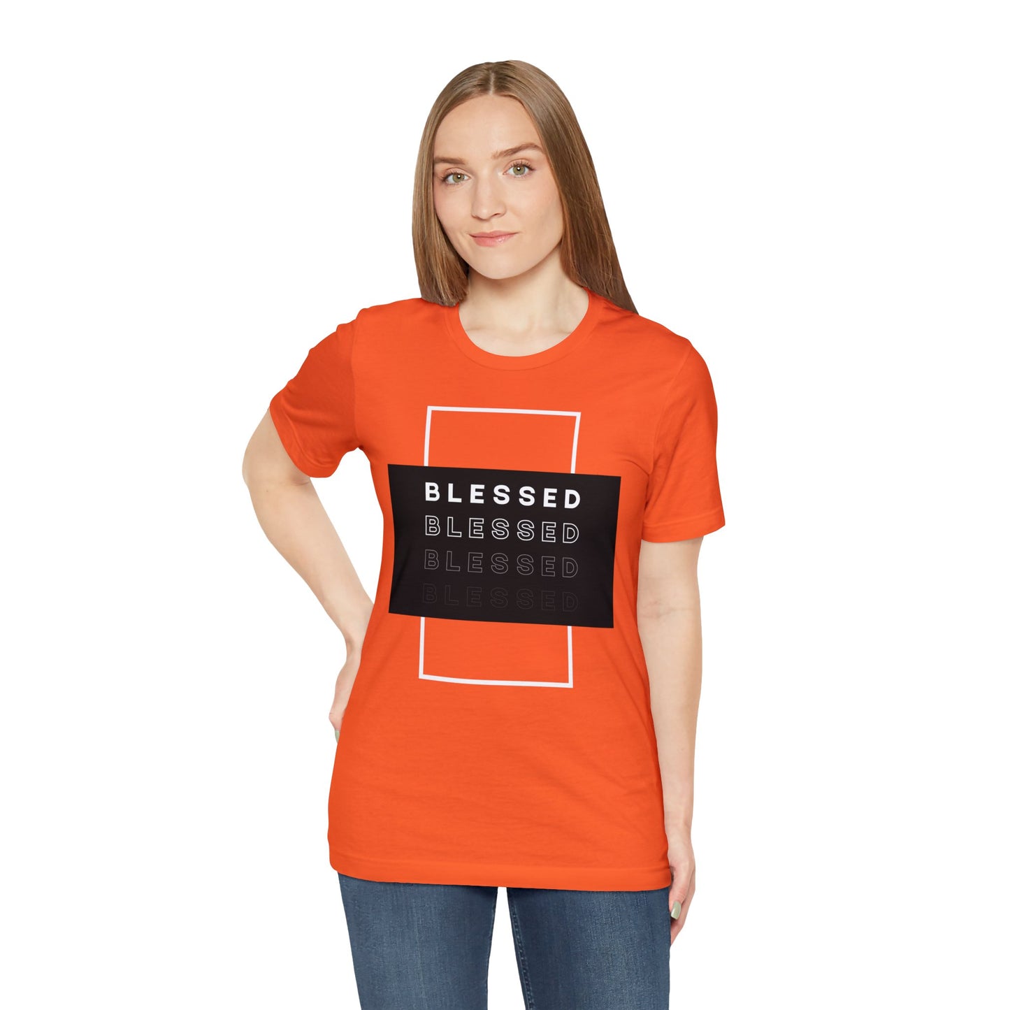 BLESSED Unisex Jersey Short Sleeve Tee