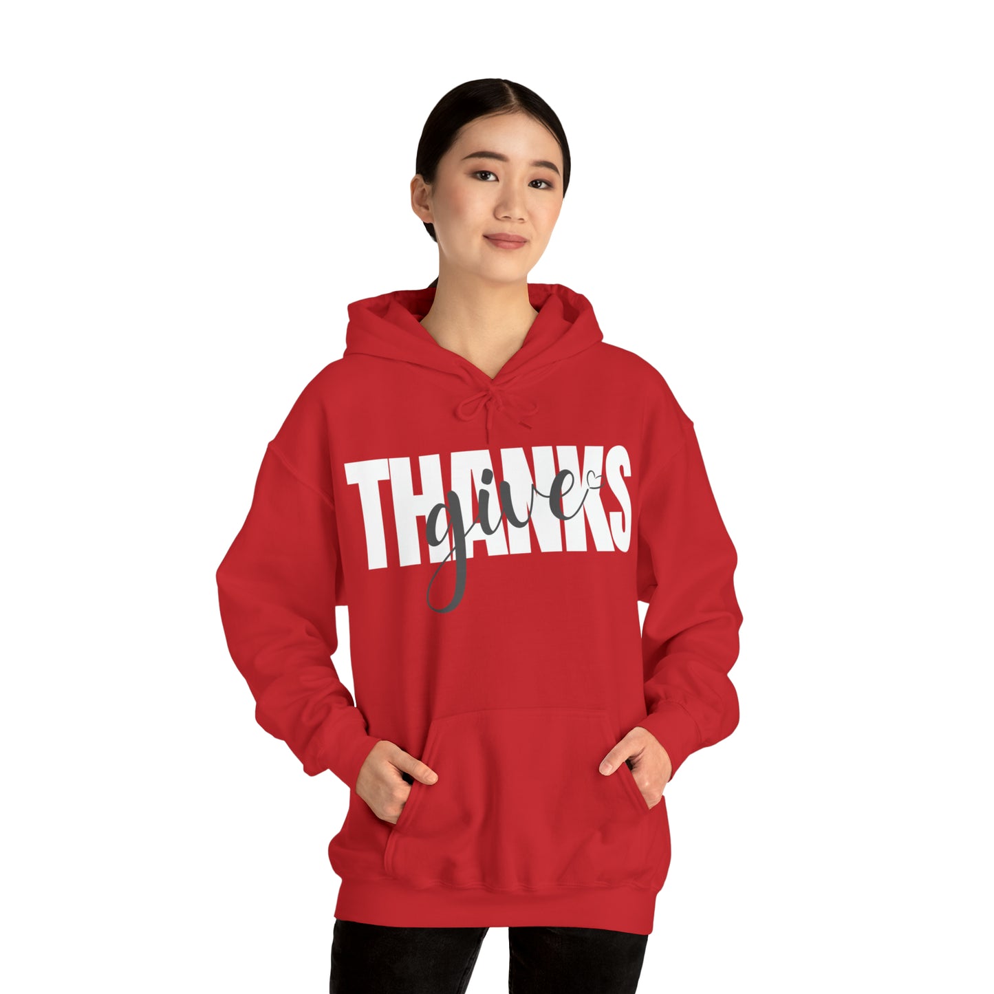 GIVE THANKS Unisex Heavy Blend™ Hooded Sweatshirt