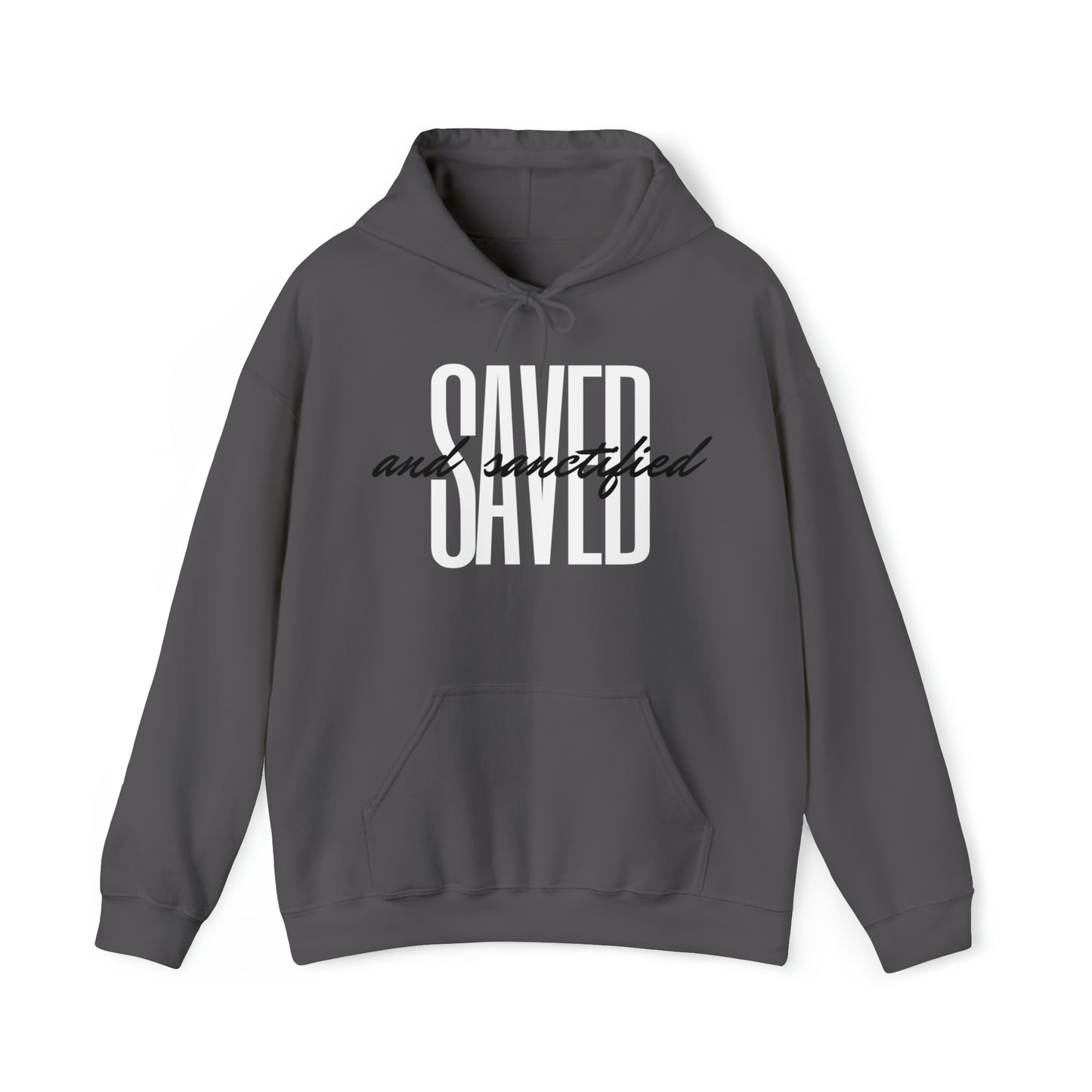 SAVED AND SANCTIFIED Unisex Heavy Blend™ Hooded Sweatshirt