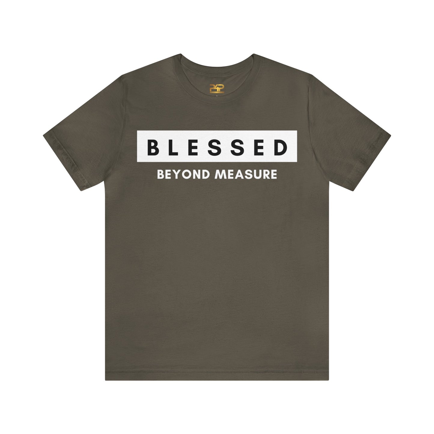 BLESSED BEYOND MEASURE Unisex Jersey Short Sleeve Tee