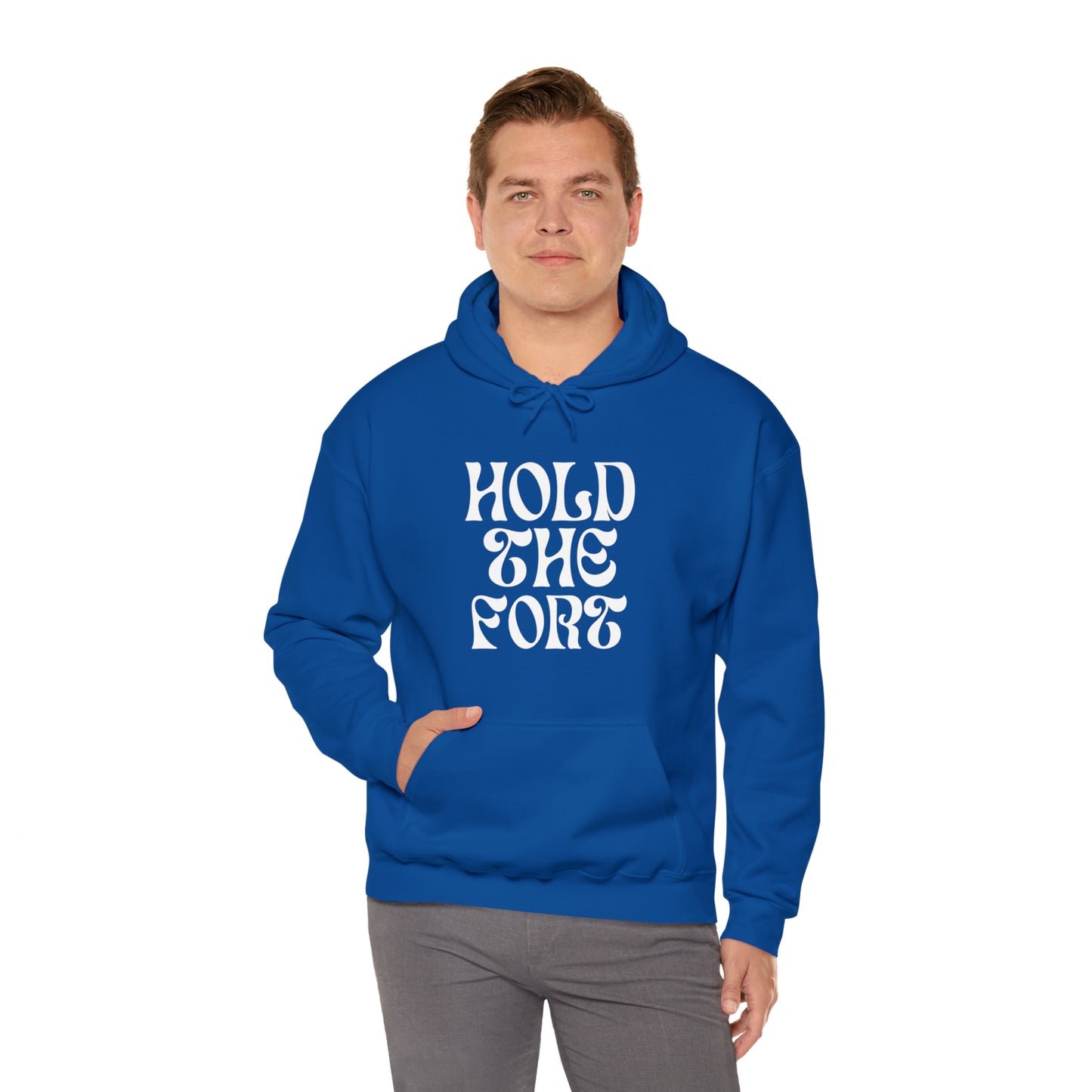 HOLD THE FORT Unisex Heavy Blend™ Hooded Sweatshirt