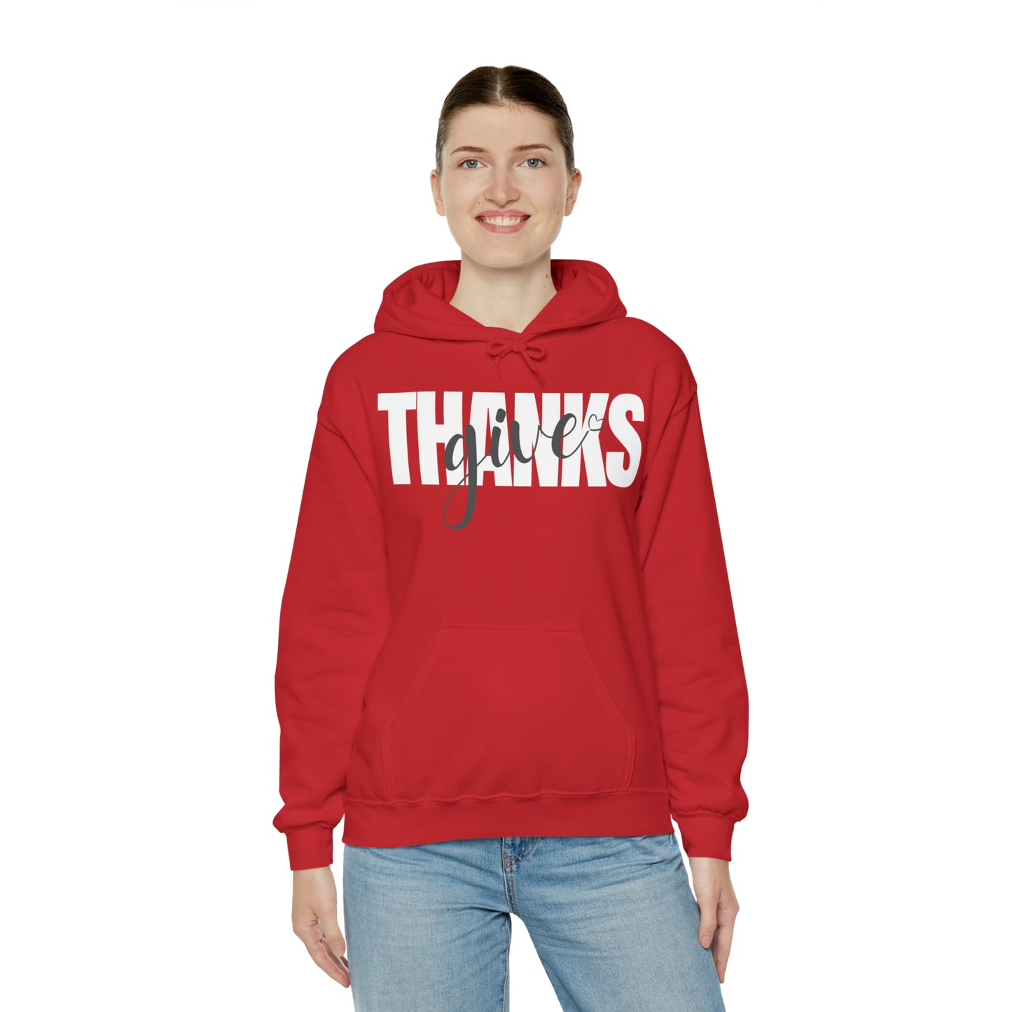 GIVE THANKS Unisex Heavy Blend™ Hooded Sweatshirt