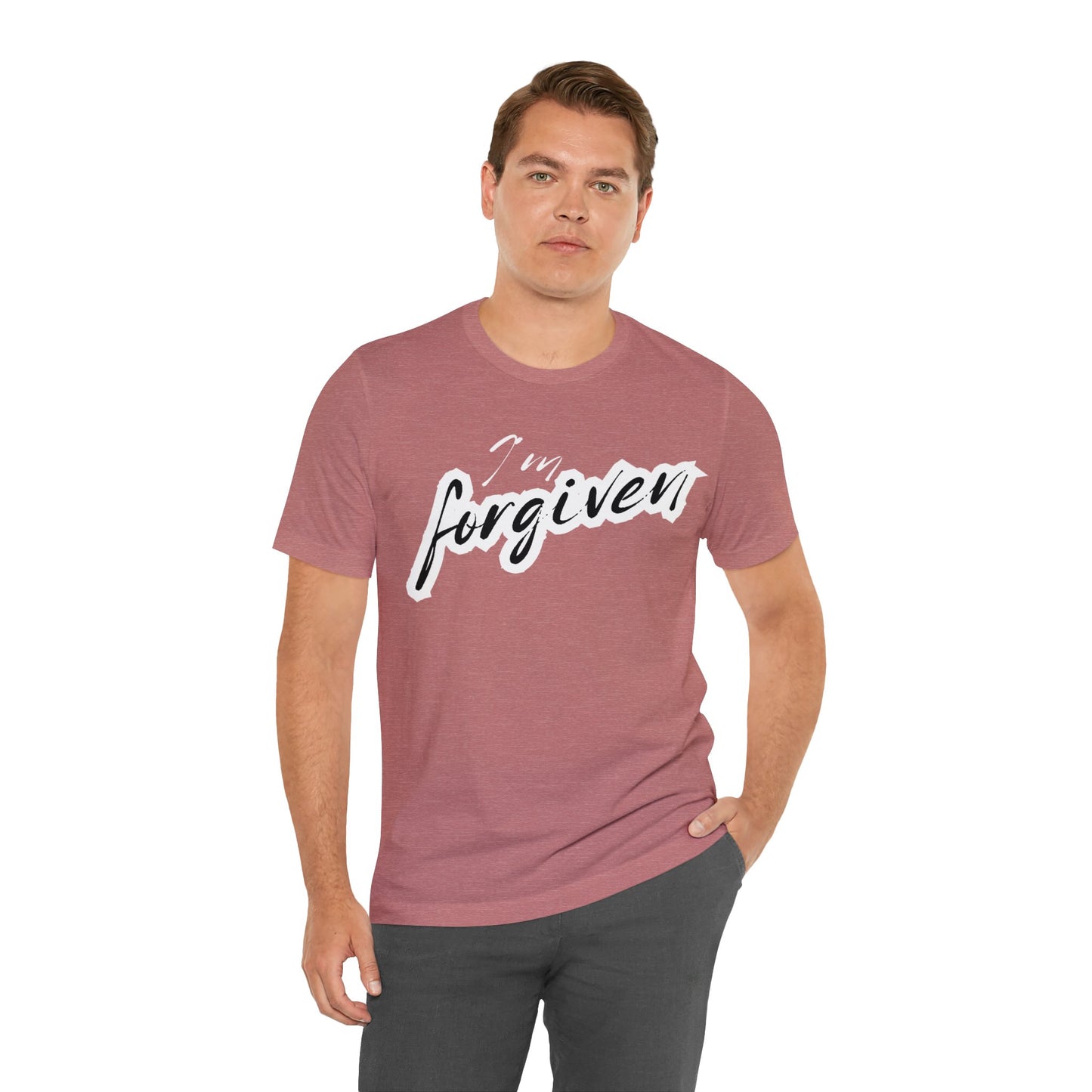 I'M FORGIVEN Unisex Jersey Short Sleeve Tee