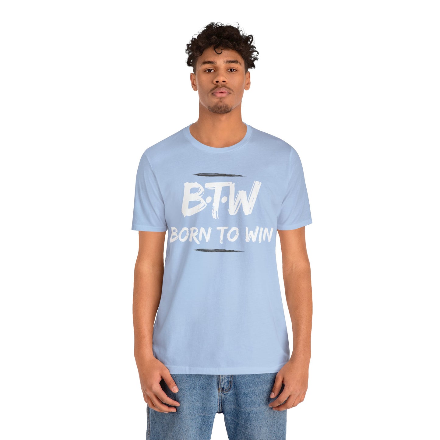 BORN TO WIN Unisex Jersey Short Sleeve Tee