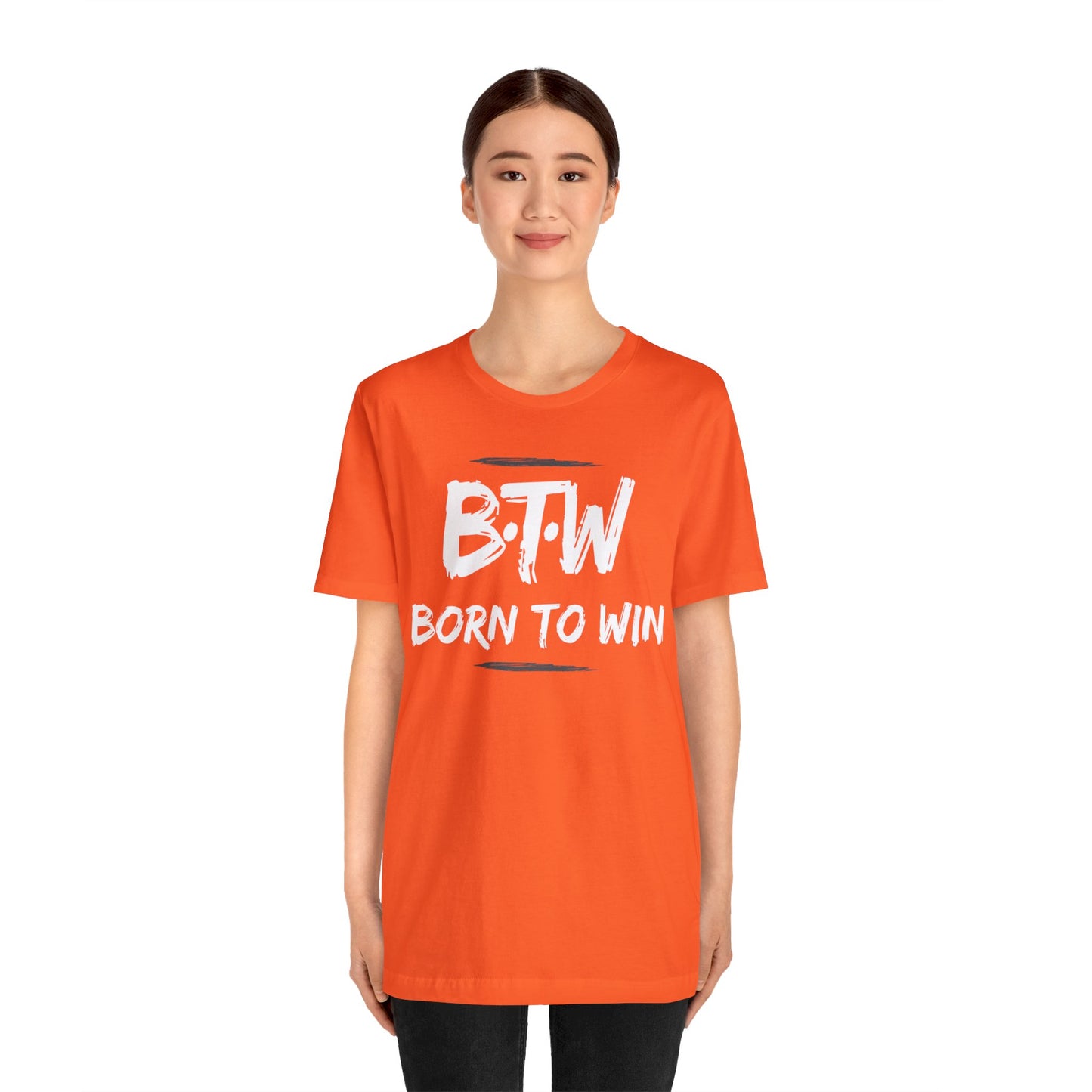 BORN TO WIN Unisex Jersey Short Sleeve Tee