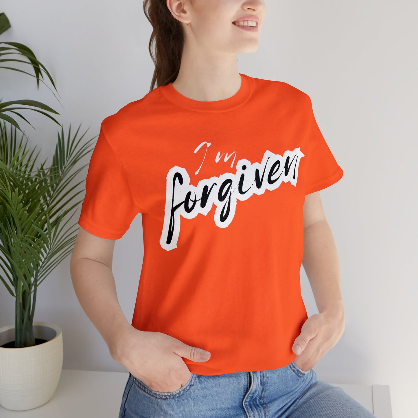 I'M FORGIVEN Unisex Jersey Short Sleeve Tee