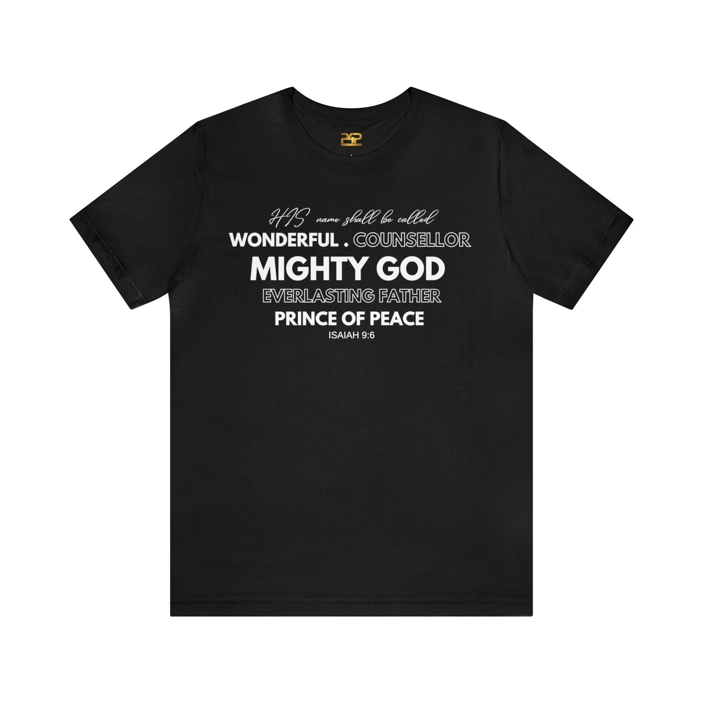 ISAIAH 9:6 Unisex Jersey Short Sleeve Tee