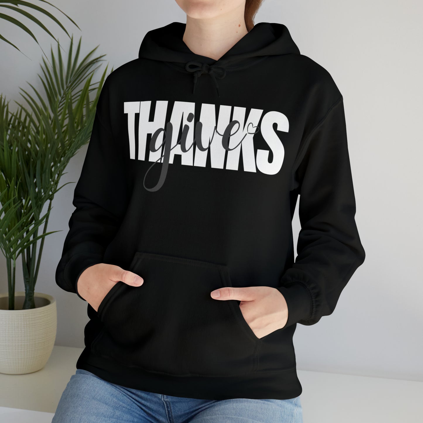 GIVE THANKS Unisex Heavy Blend™ Hooded Sweatshirt