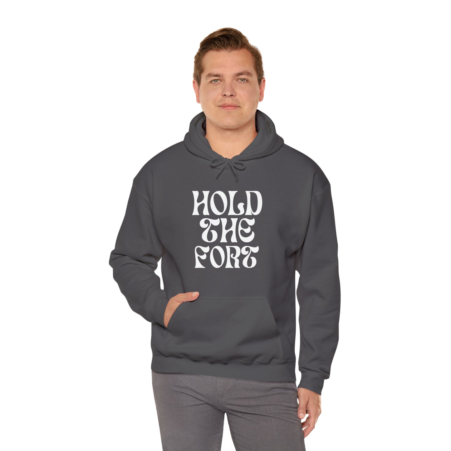 HOLD THE FORT Unisex Heavy Blend™ Hooded Sweatshirt