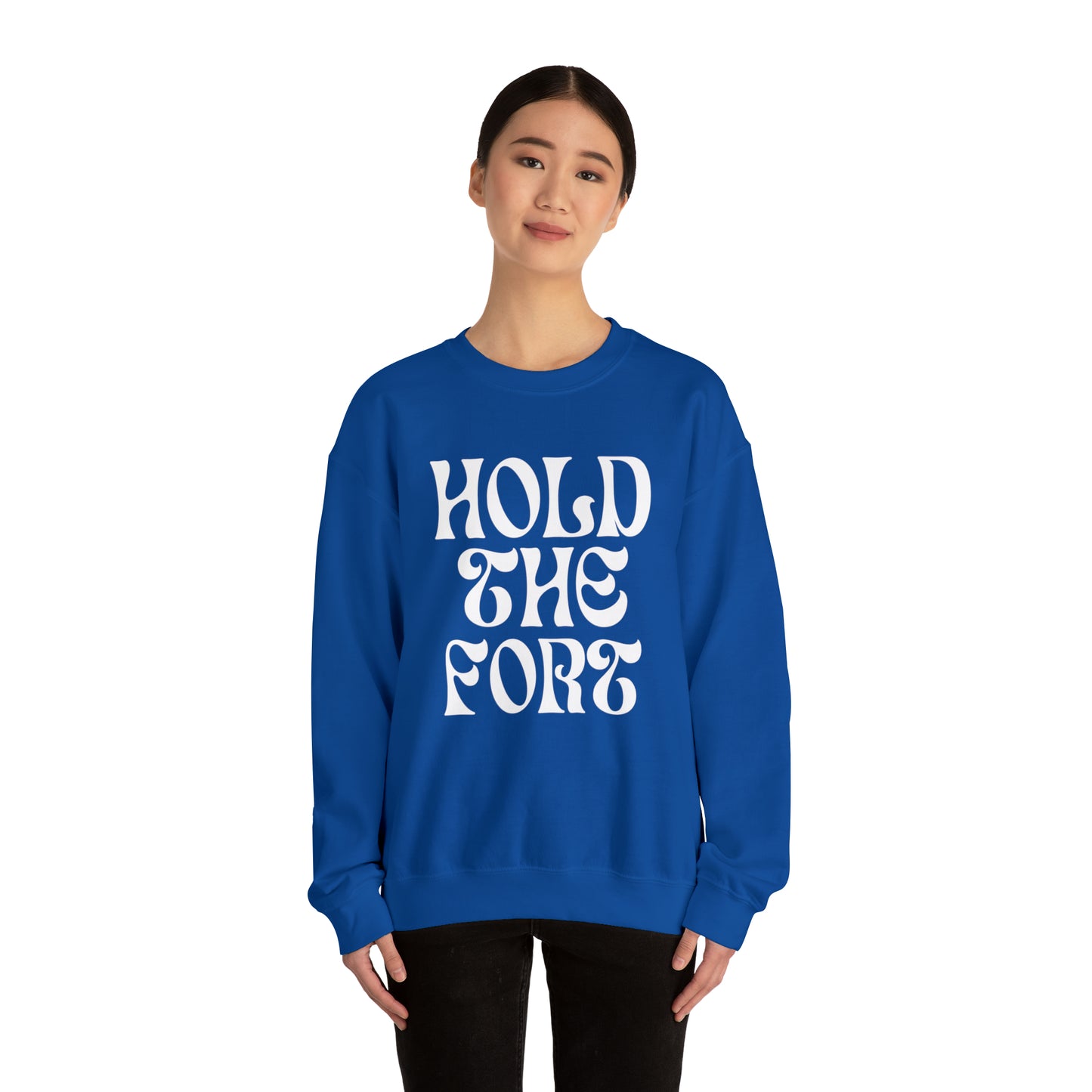 HOLD THE FORT Unisex Heavy Blend™ Crewneck Sweatshirt