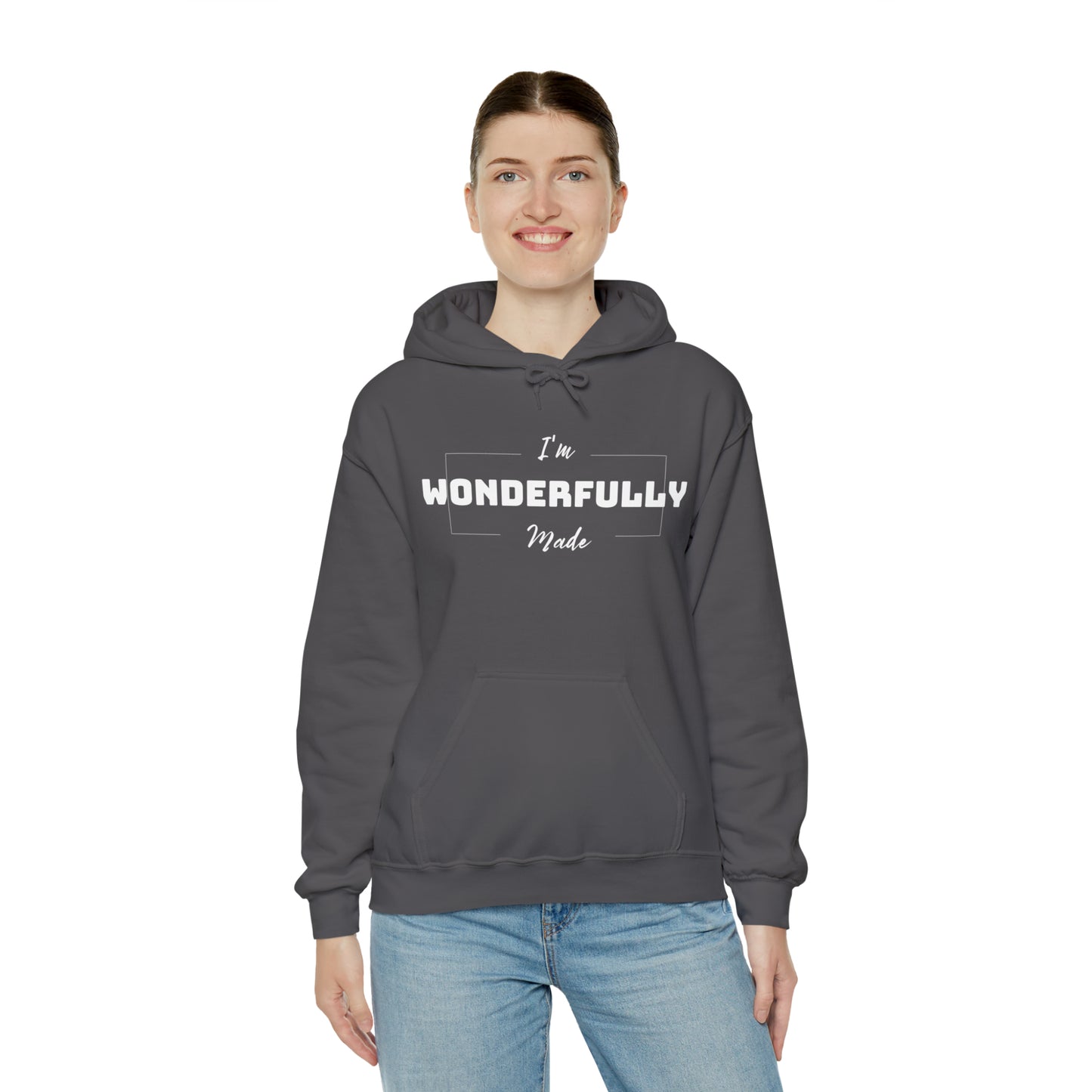 I'M WONDERFULLY MADE Unisex Heavy Blend™ Hooded Sweatshirt