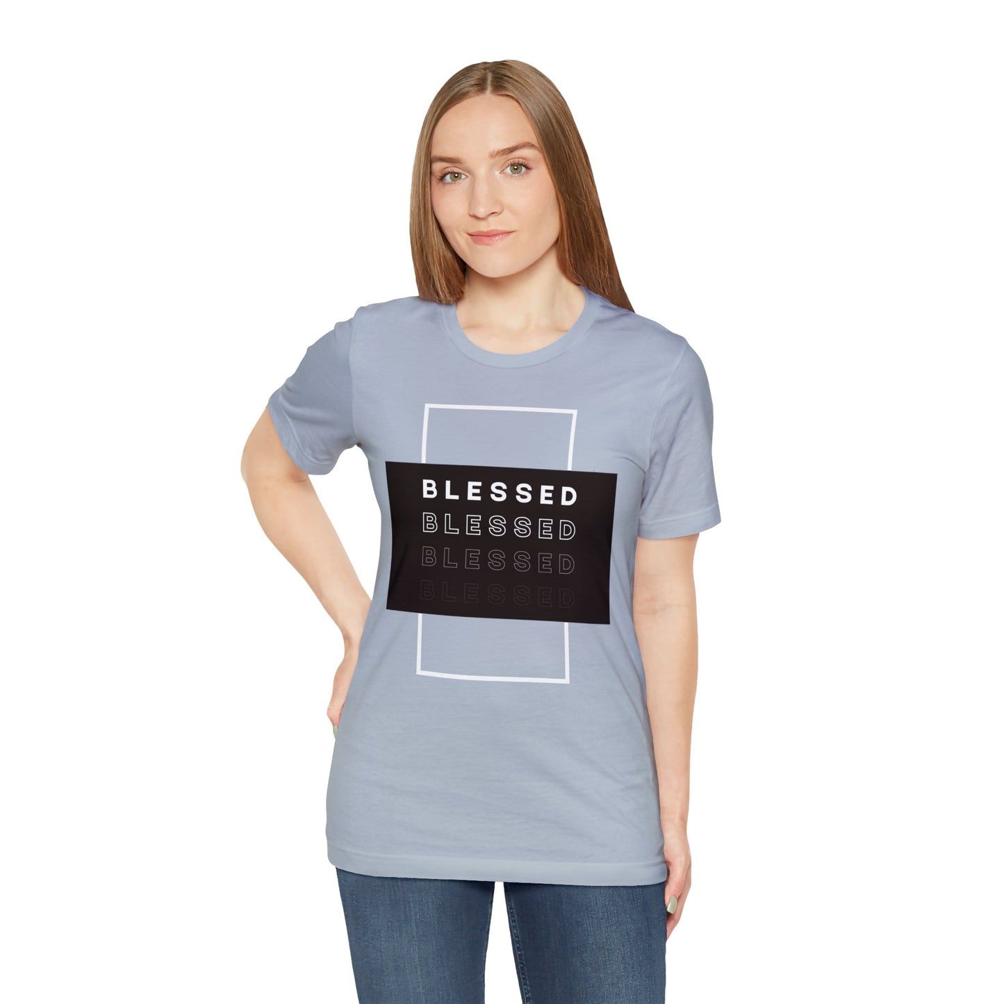 BLESSED Unisex Jersey Short Sleeve Tee