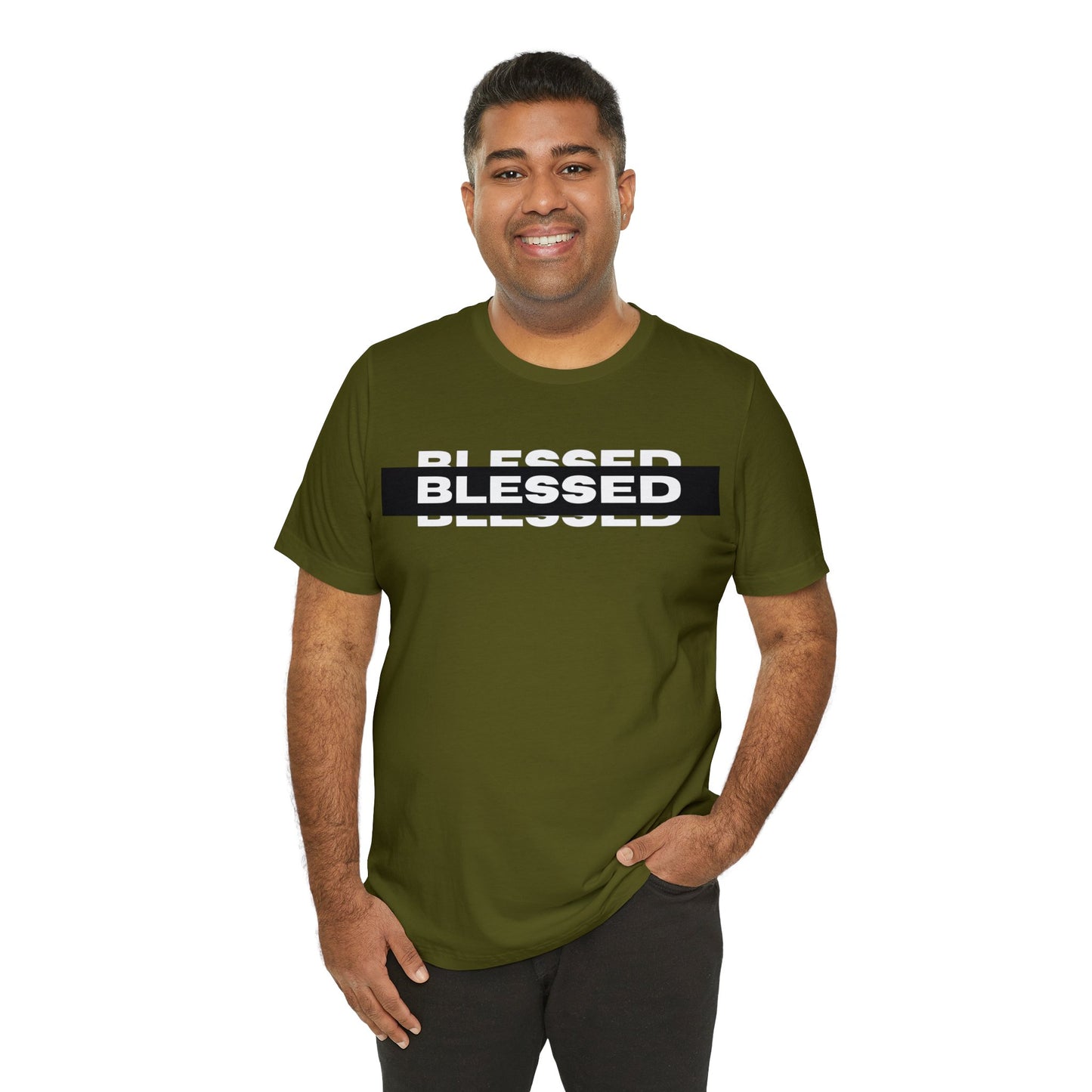 BLESSED Unisex Jersey Short Sleeve Tee