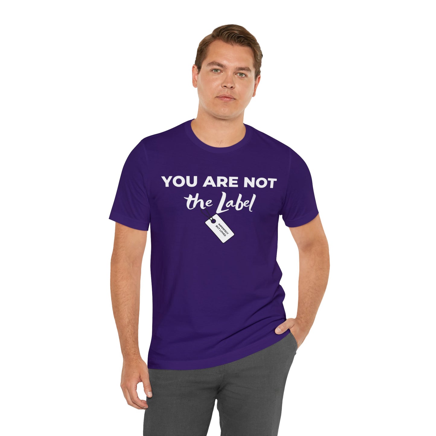 YOU ARE NOT THE LABEL Unisex Jersey Short Sleeve Tee