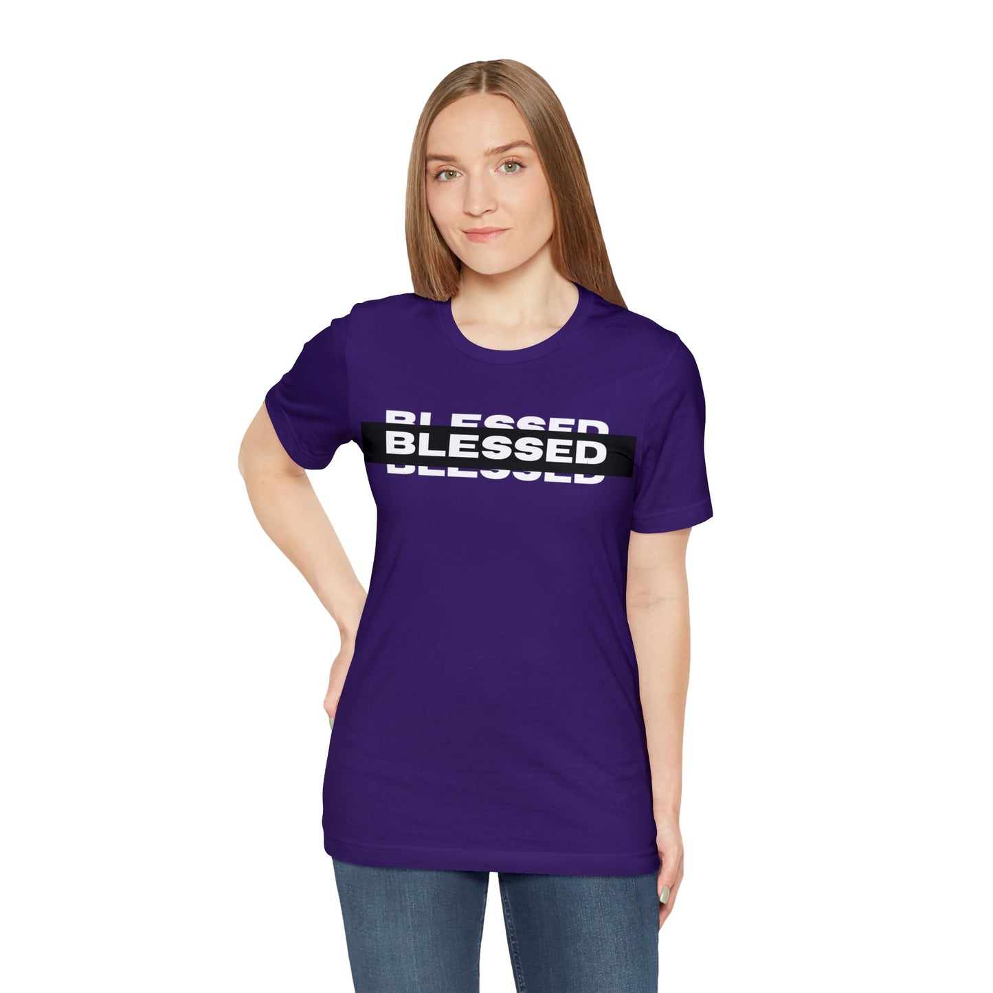 BLESSED Unisex Jersey Short Sleeve Tee