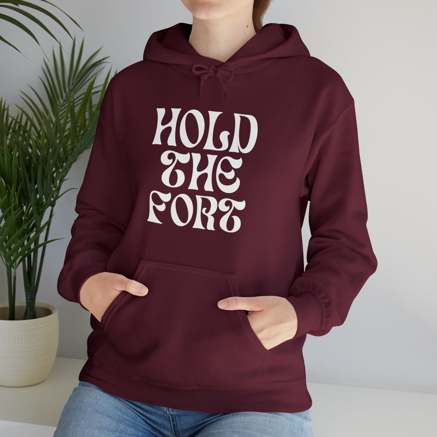 HOLD THE FORT Unisex Heavy Blend™ Hooded Sweatshirt