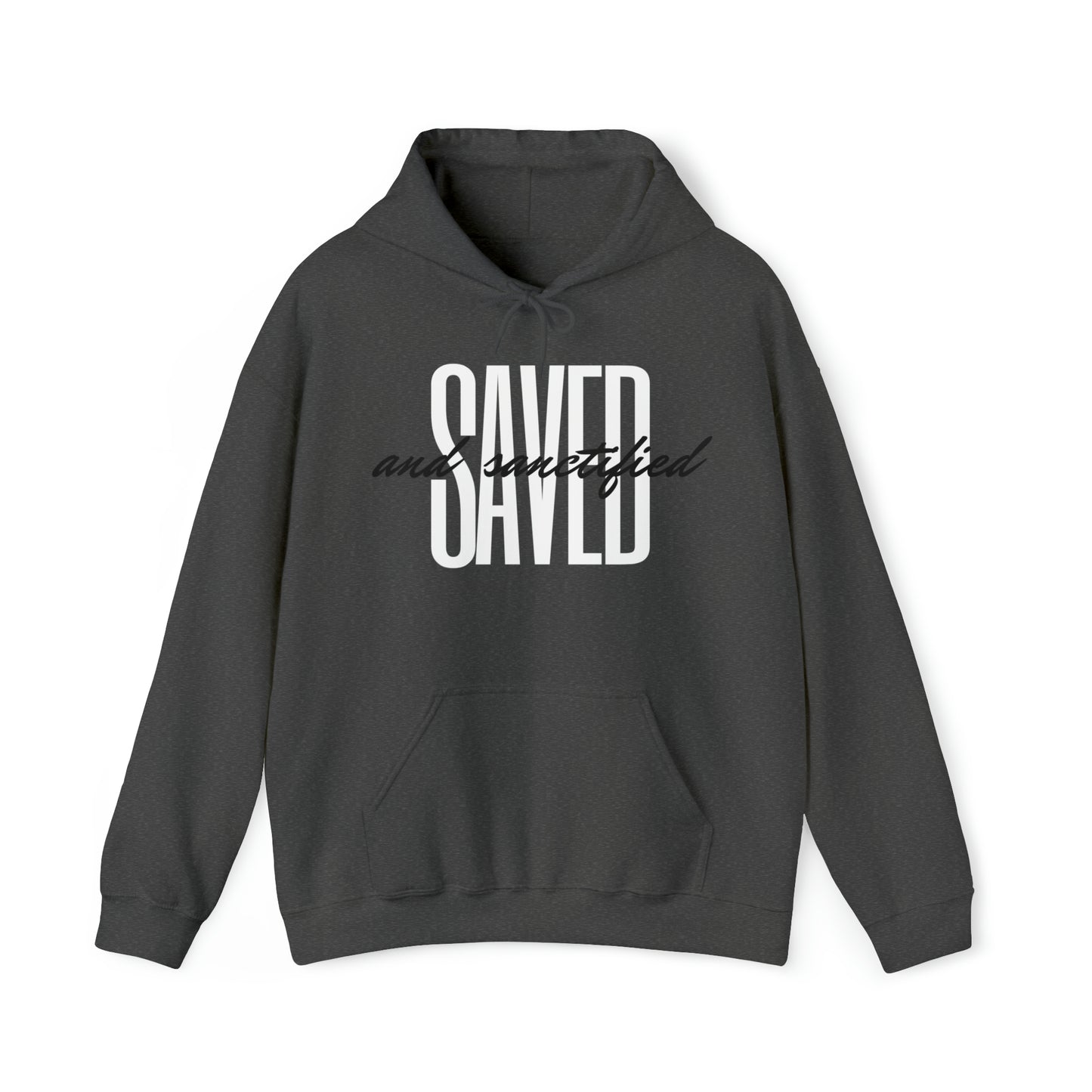 SAVED AND SANCTIFIED Unisex Heavy Blend™ Hooded Sweatshirt