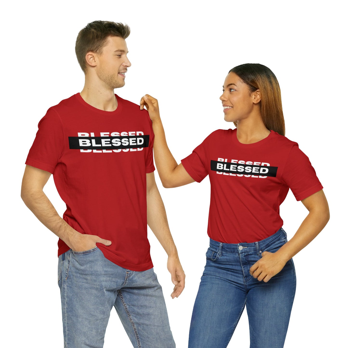 BLESSED Unisex Jersey Short Sleeve Tee