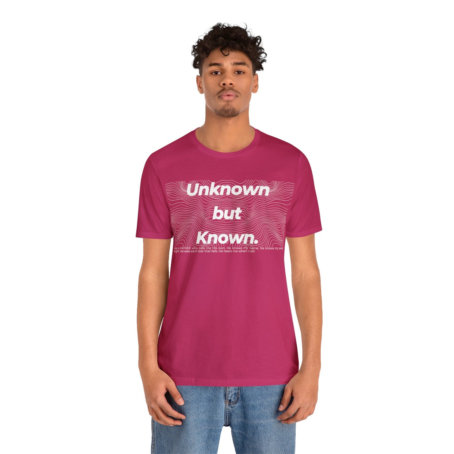 UNKNOWN BUT KNOWN Unisex Jersey Short Sleeve Tee