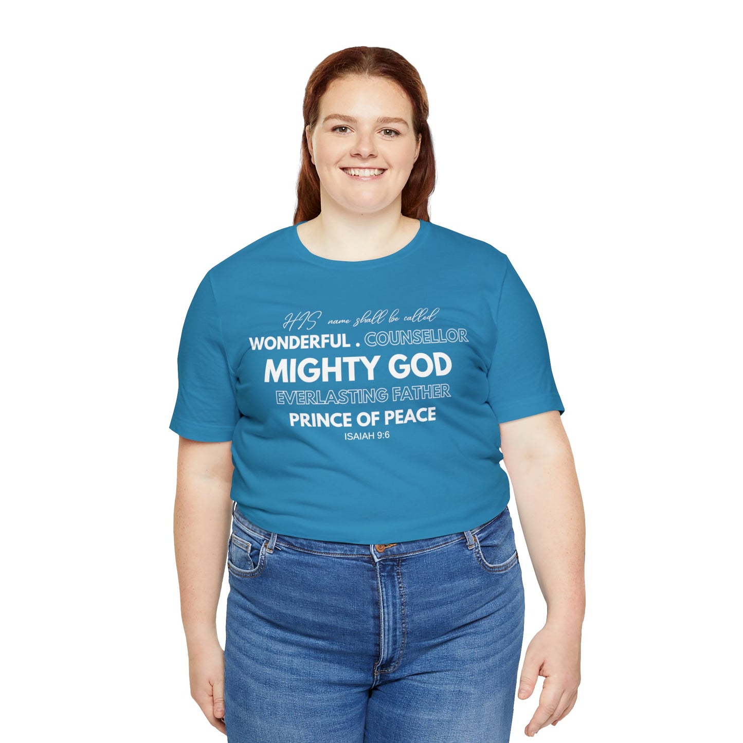 ISAIAH 9:6 Unisex Jersey Short Sleeve Tee