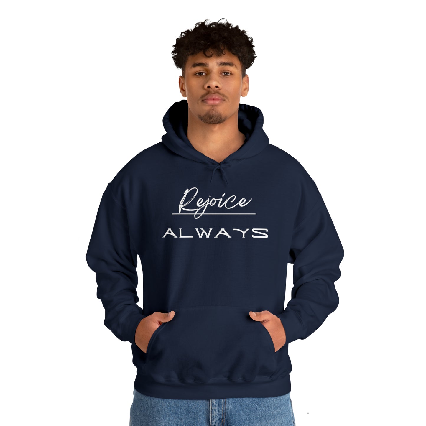 REJOICE ALWAYS Unisex Heavy Blend™ Hooded Sweatshirt