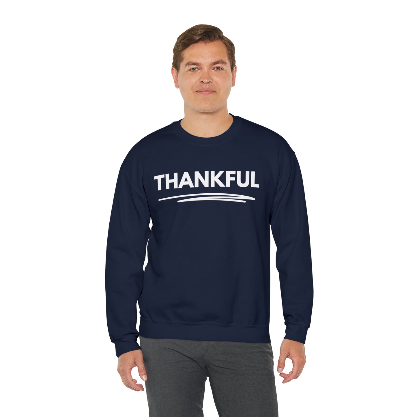THANKFUL Unisex Heavy Blend™ Crewneck Sweatshirt