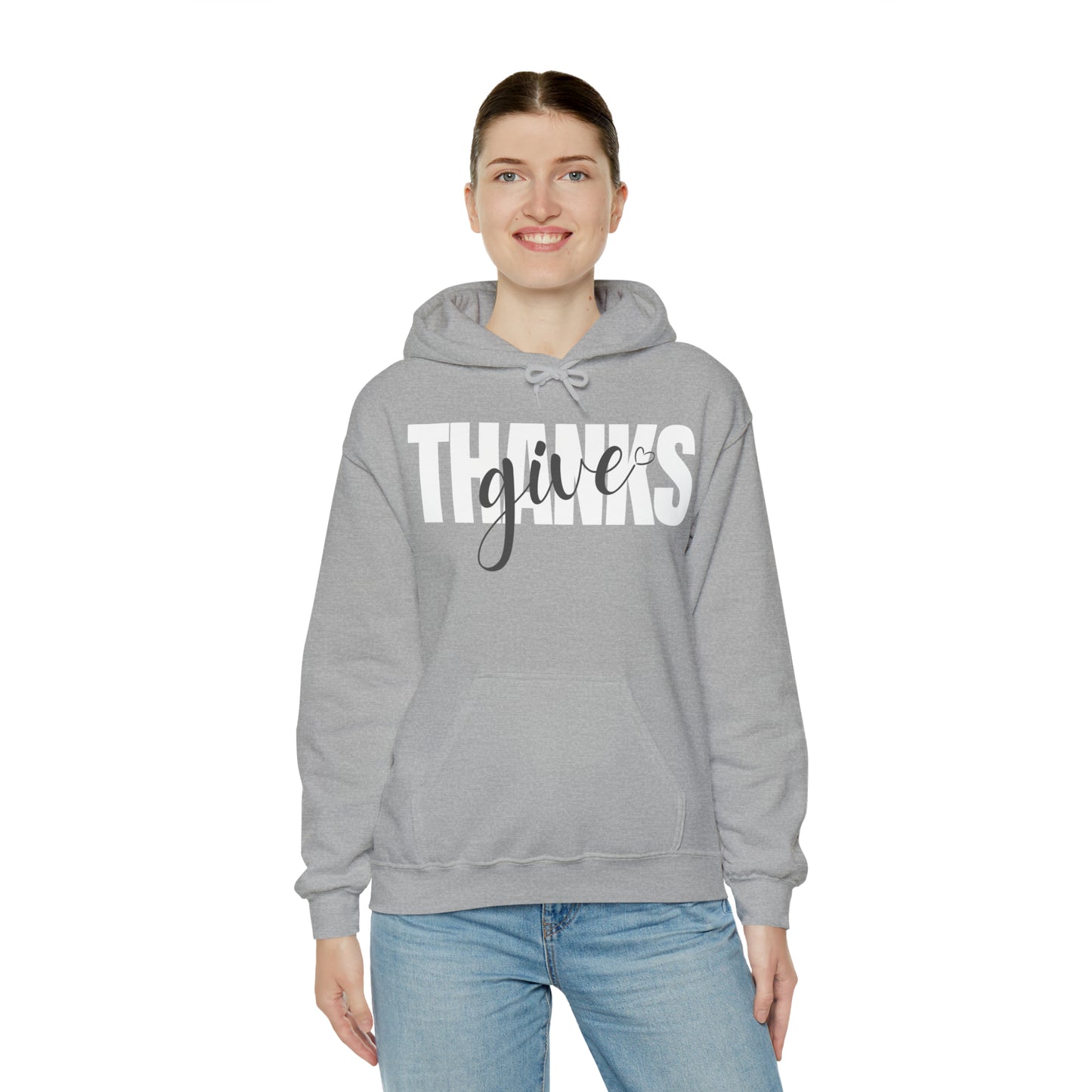GIVE THANKS Unisex Heavy Blend™ Hooded Sweatshirt