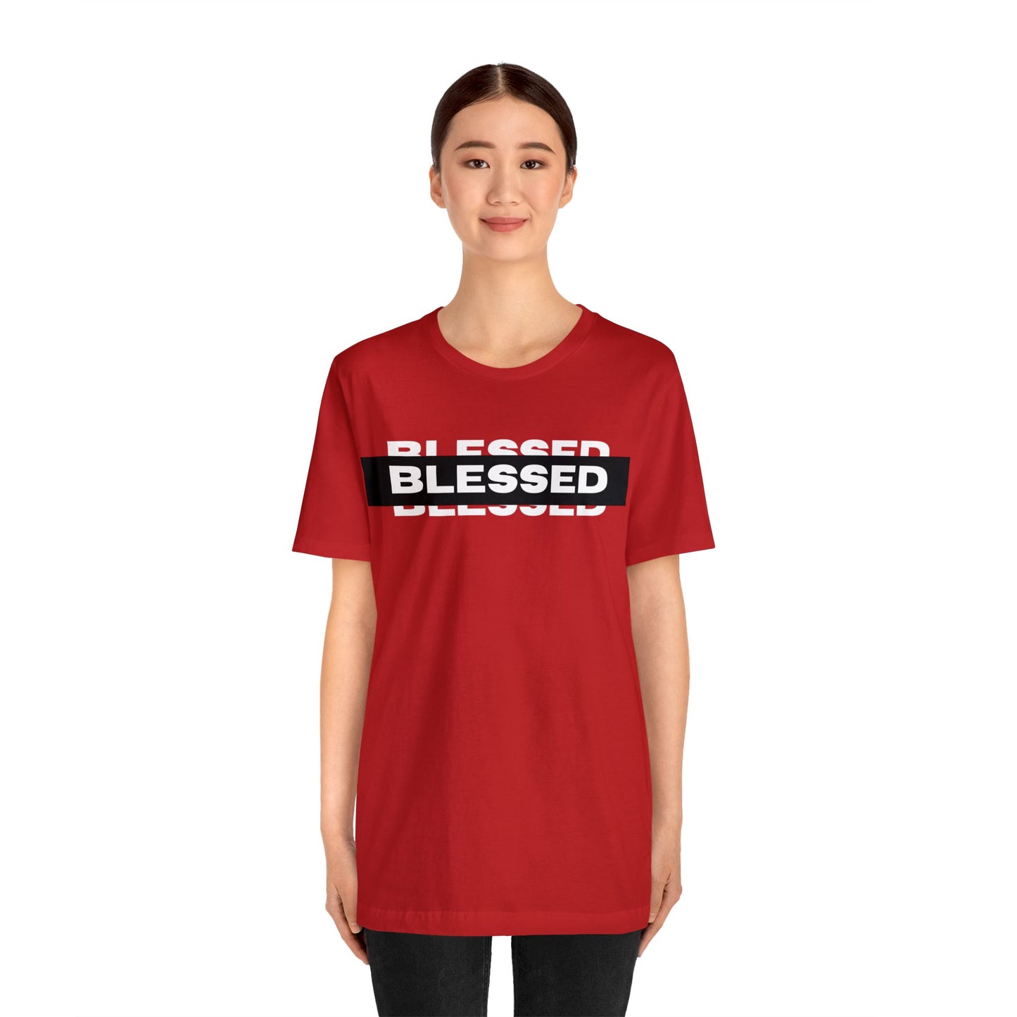 BLESSED Unisex Jersey Short Sleeve Tee