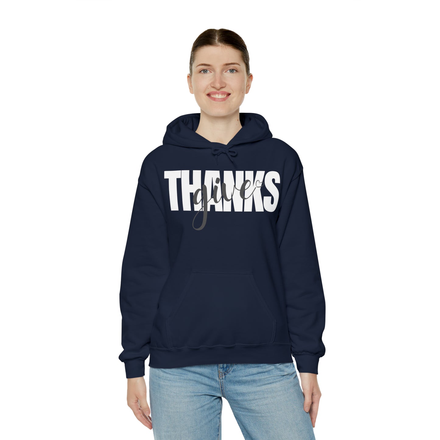 GIVE THANKS Unisex Heavy Blend™ Hooded Sweatshirt
