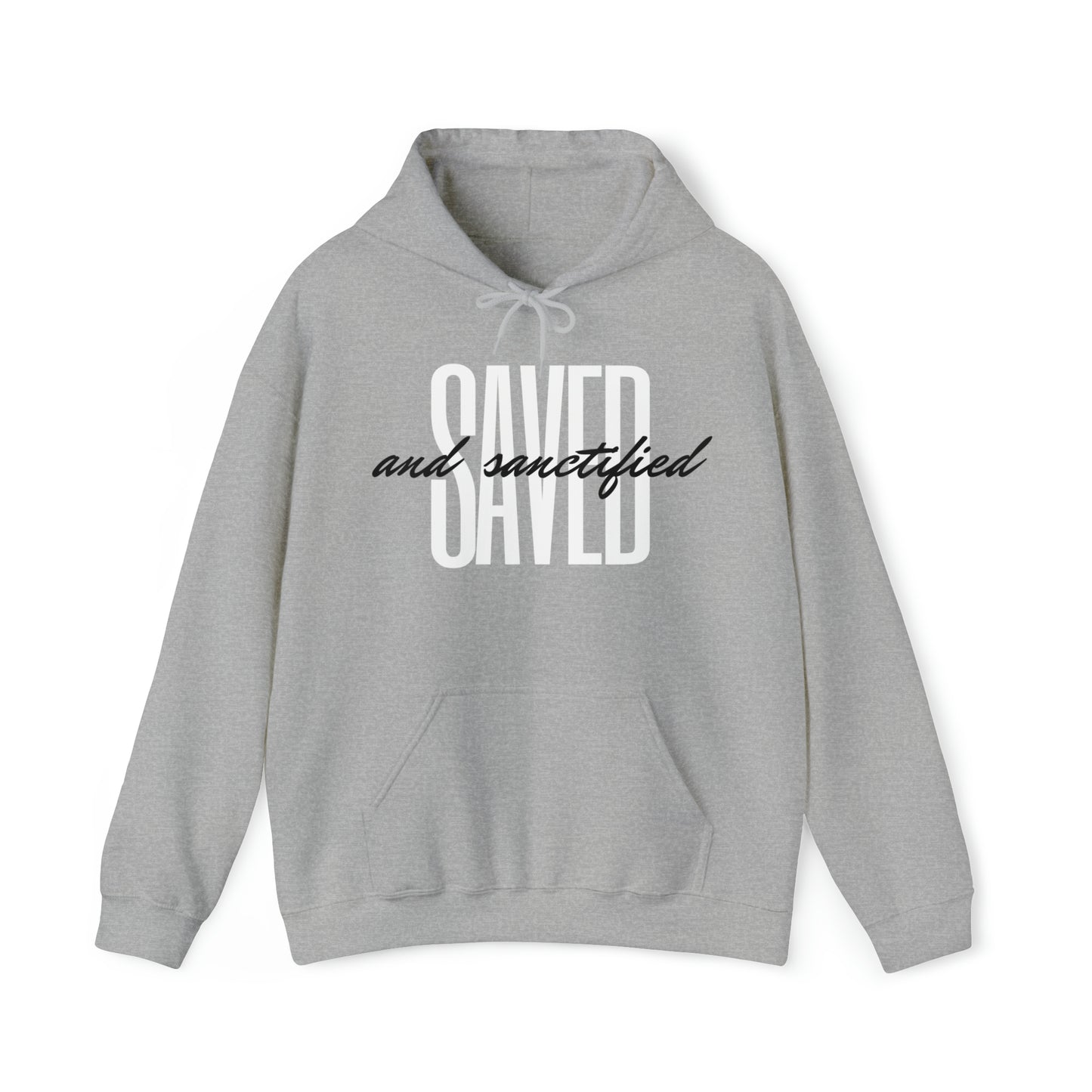 SAVED AND SANCTIFIED Unisex Heavy Blend™ Hooded Sweatshirt