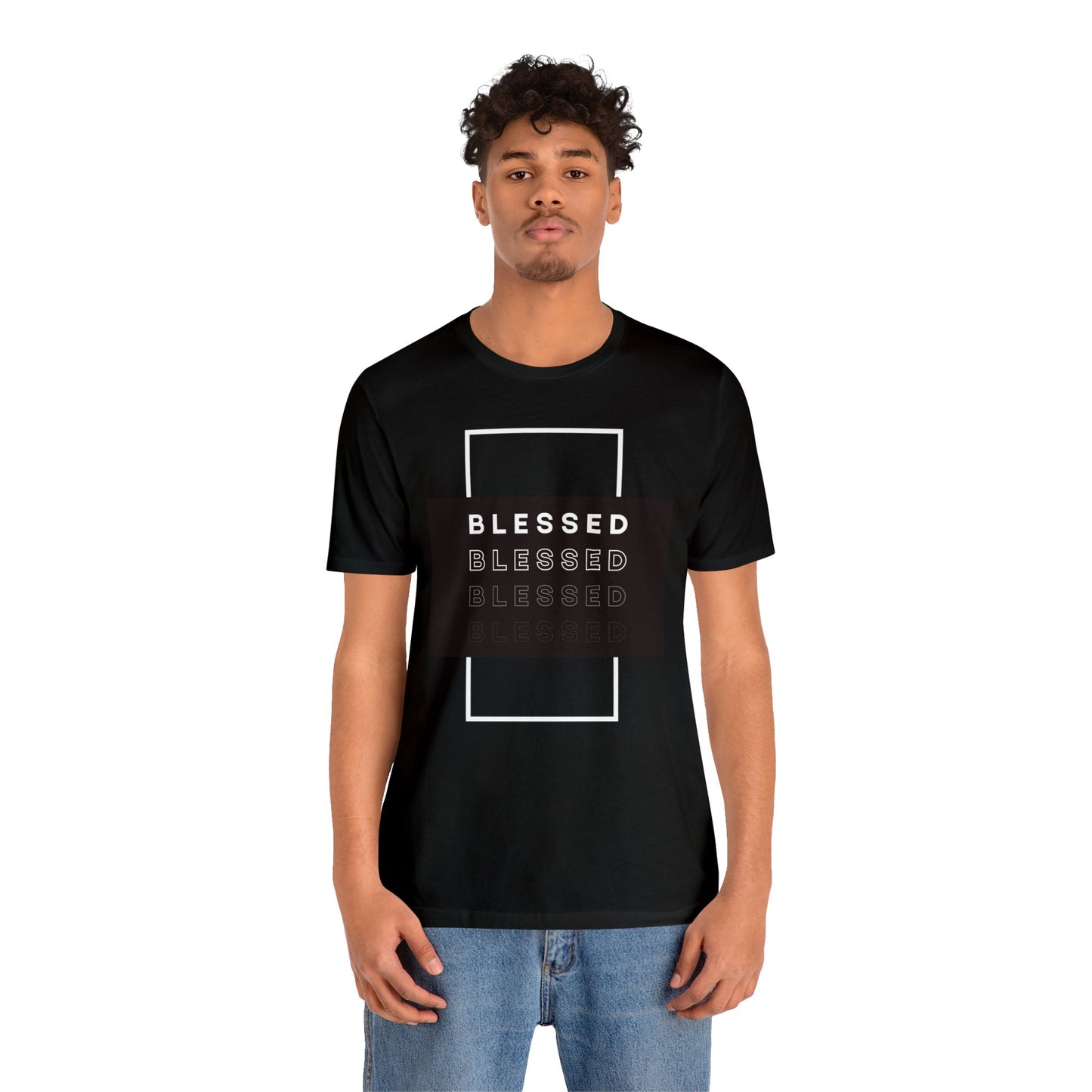 BLESSED Unisex Jersey Short Sleeve Tee