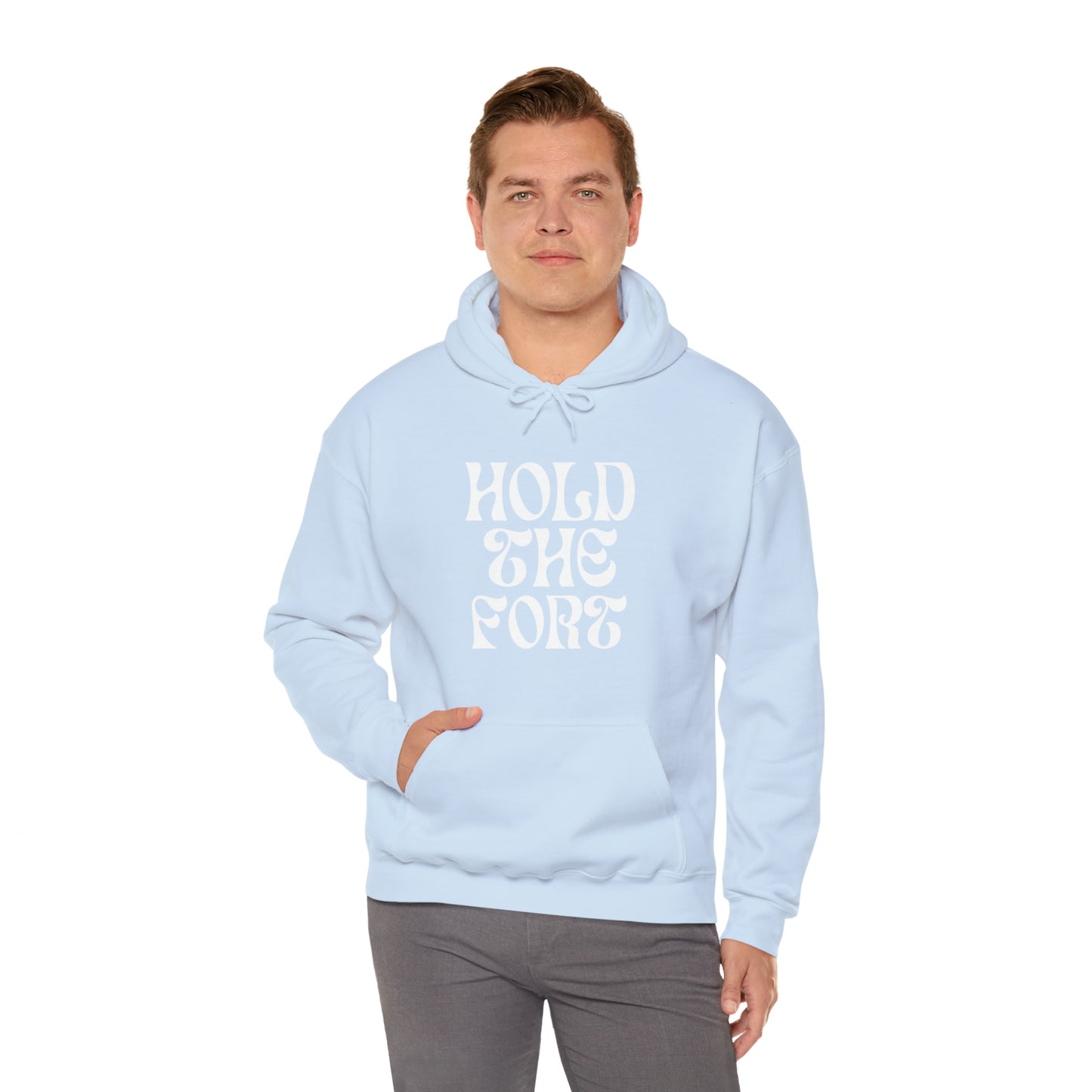 HOLD THE FORT Unisex Heavy Blend™ Hooded Sweatshirt