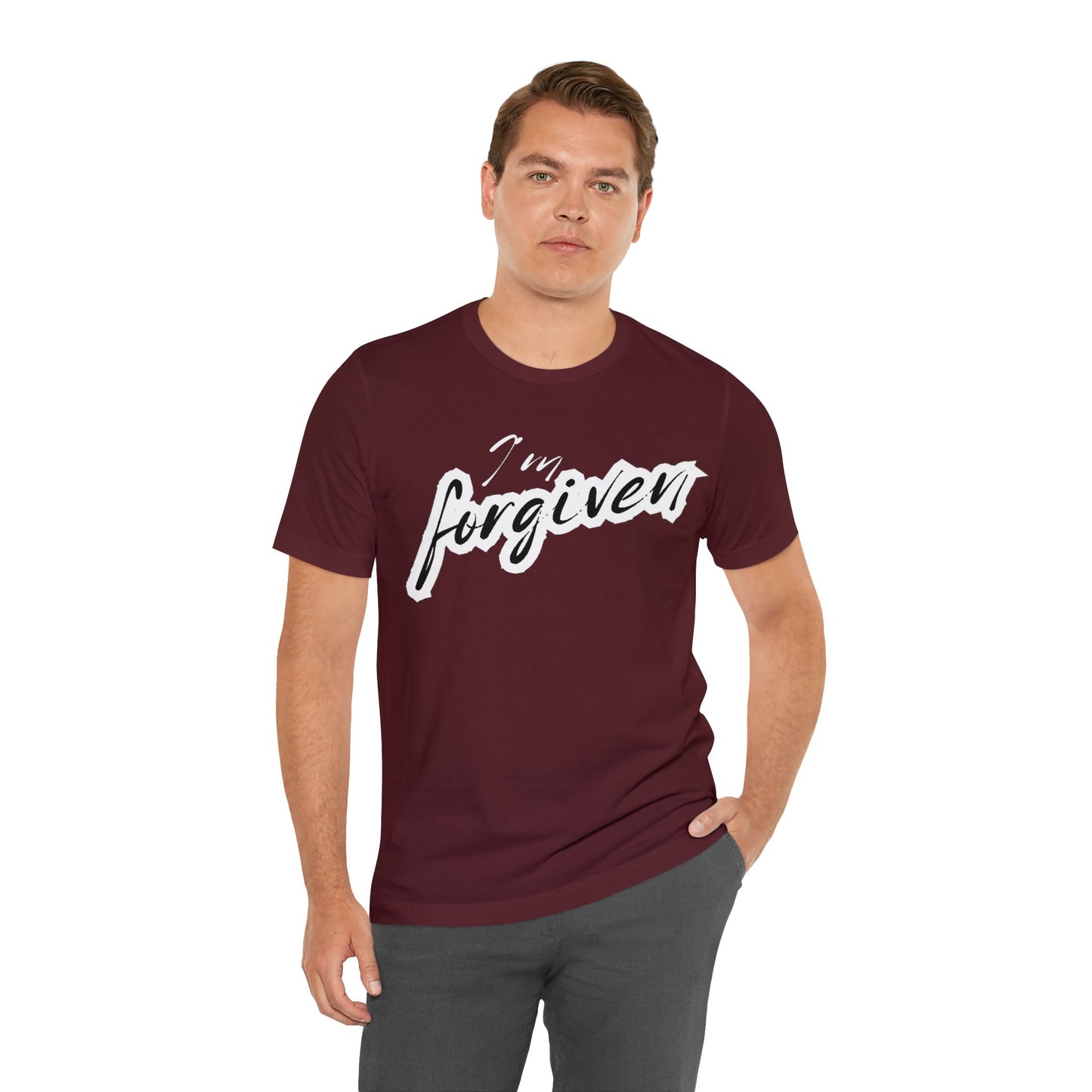 I'M FORGIVEN Unisex Jersey Short Sleeve Tee