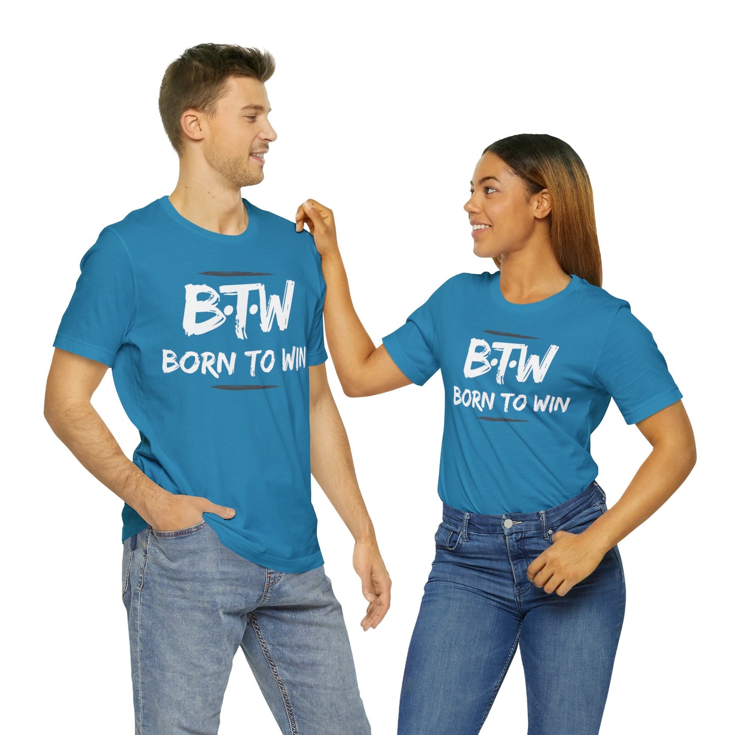 BORN TO WIN Unisex Jersey Short Sleeve Tee