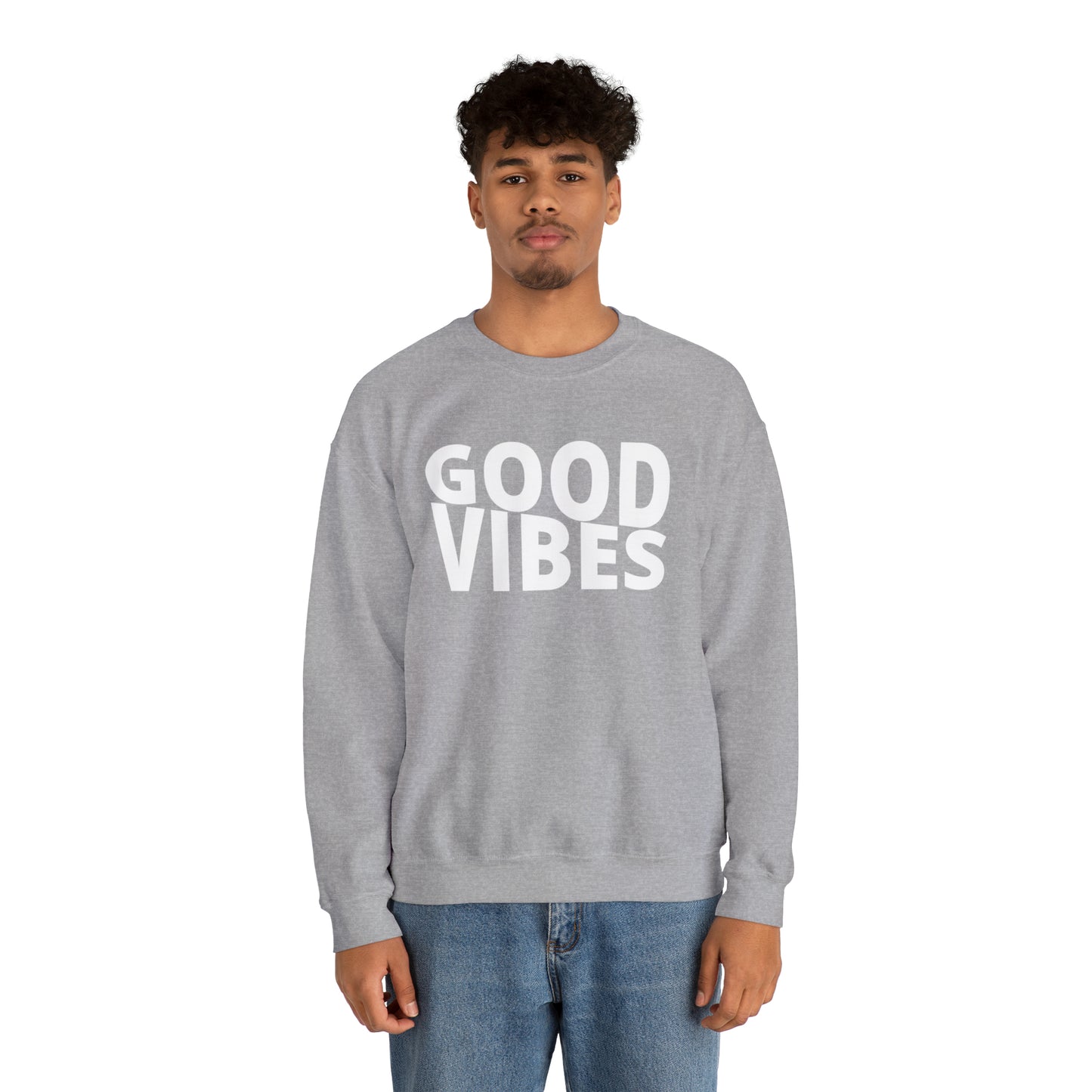 GOOD VIBES Unisex Heavy Blend™ Crewneck Sweatshirt