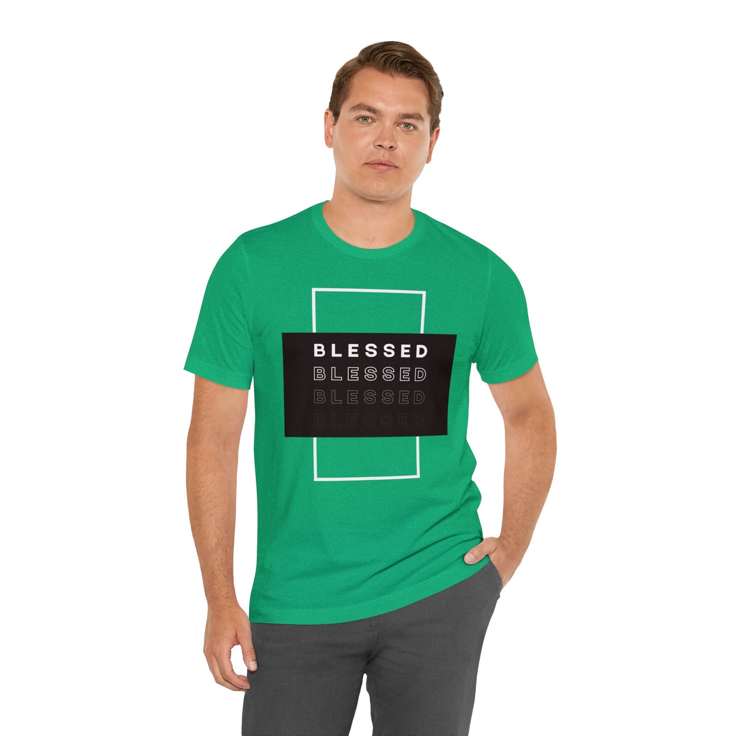 BLESSED Unisex Jersey Short Sleeve Tee