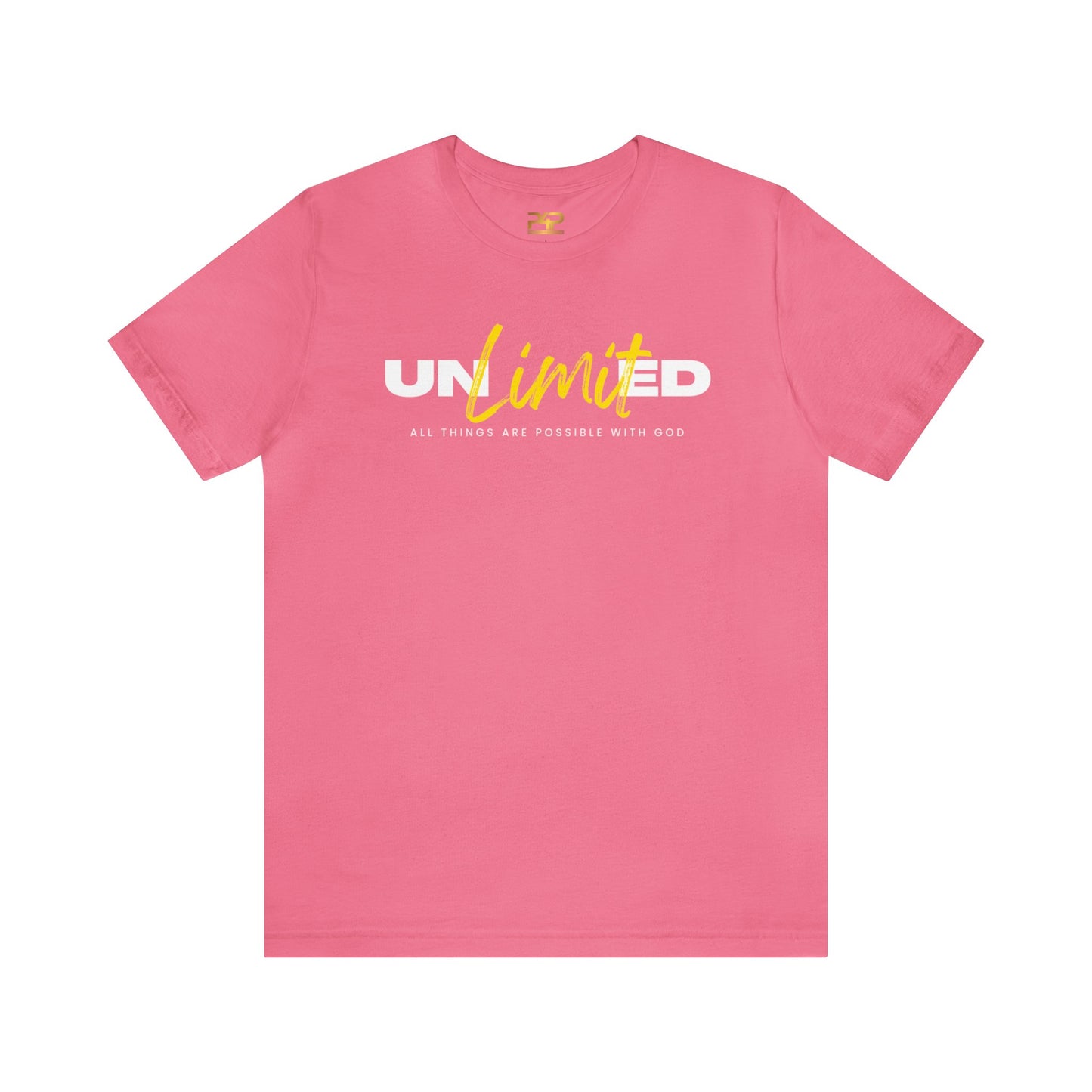 UNLIMITED ALL THINGS ARE POSSIBLE WITH GOD Unisex Jersey Short Sleeve Tee