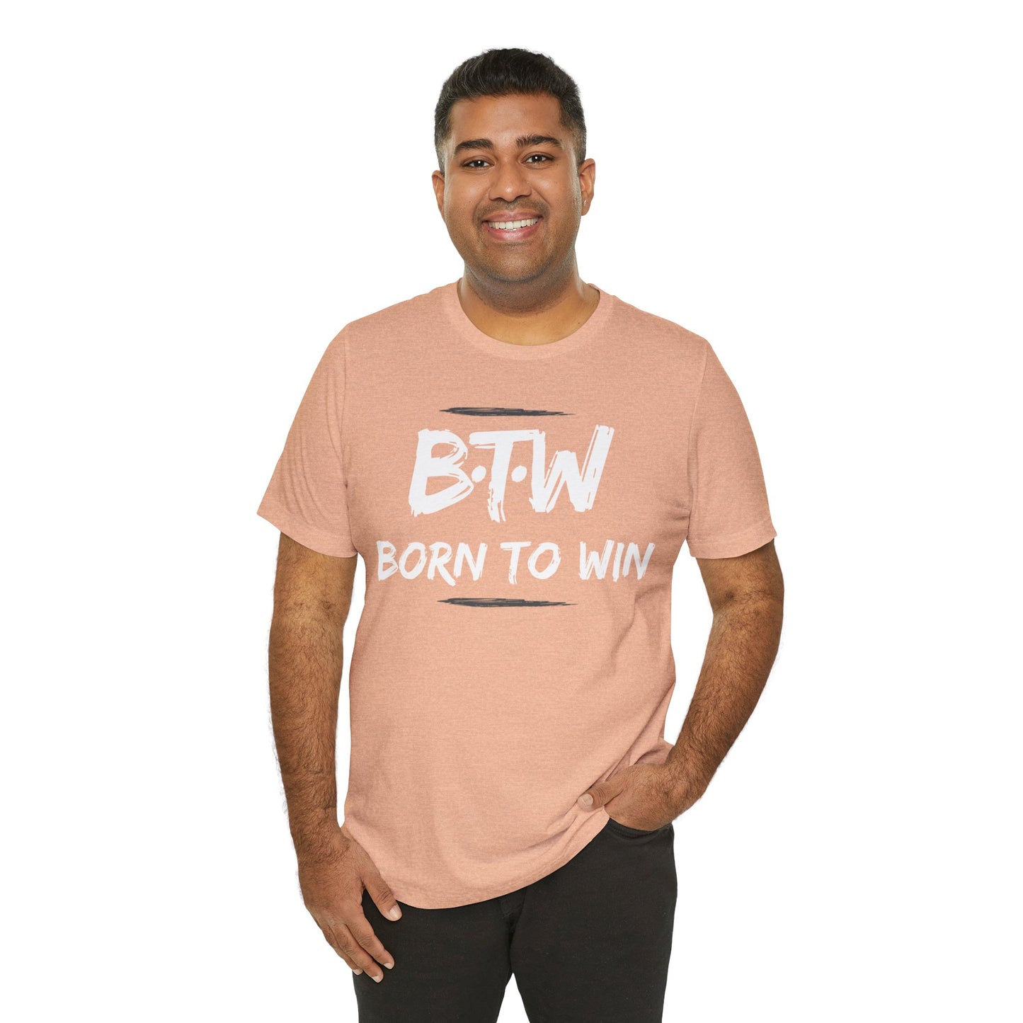 BORN TO WIN Unisex Jersey Short Sleeve Tee