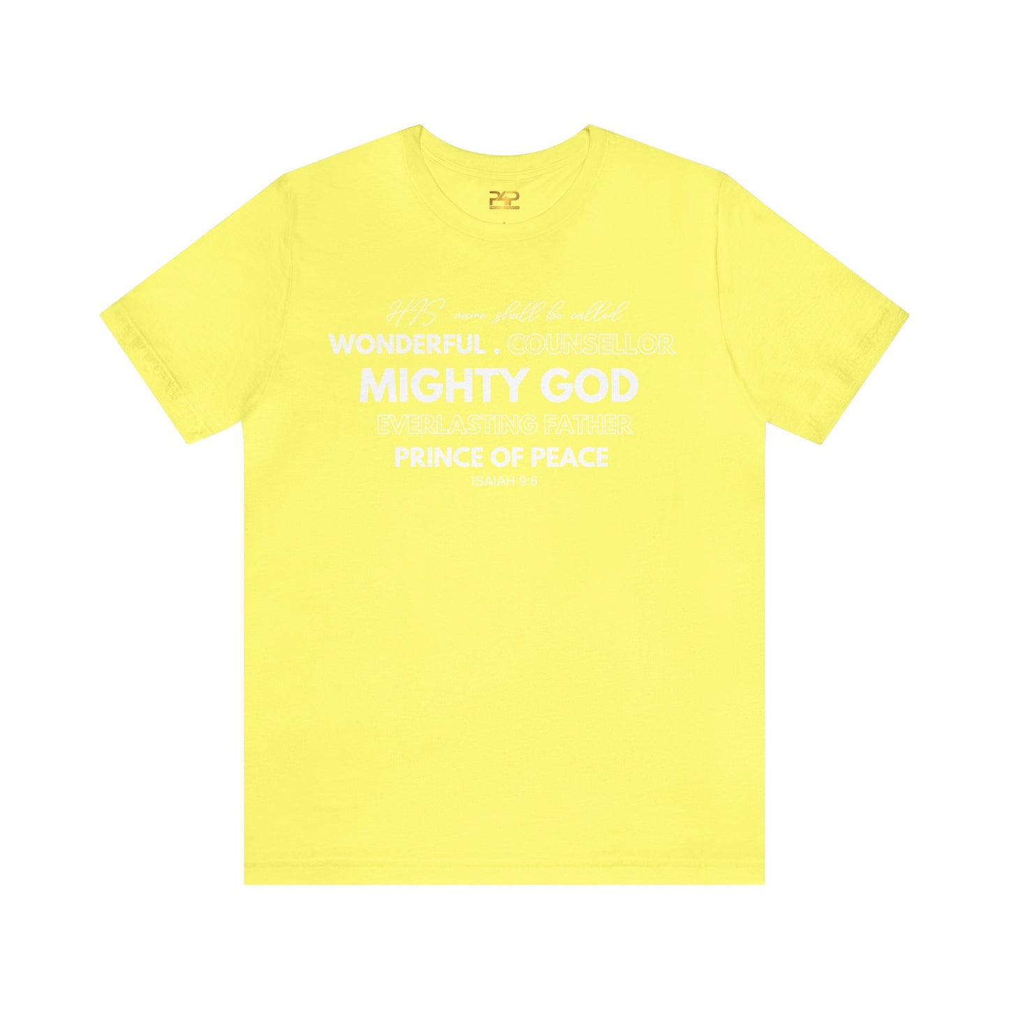 ISAIAH 9:6 Unisex Jersey Short Sleeve Tee